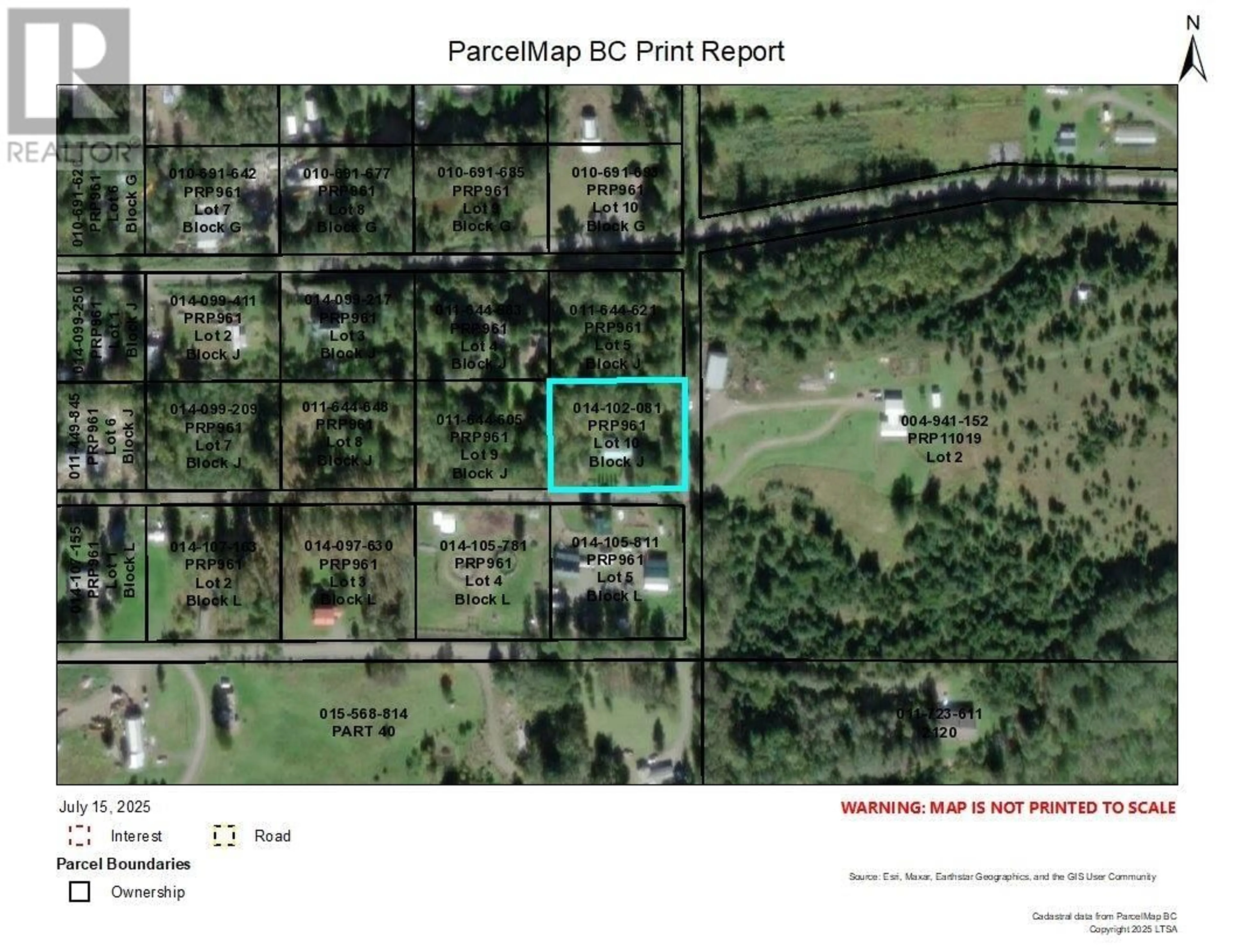 Picture of a map for 3577 CORDOVA STREET, Hazelton British Columbia V0J1Y1