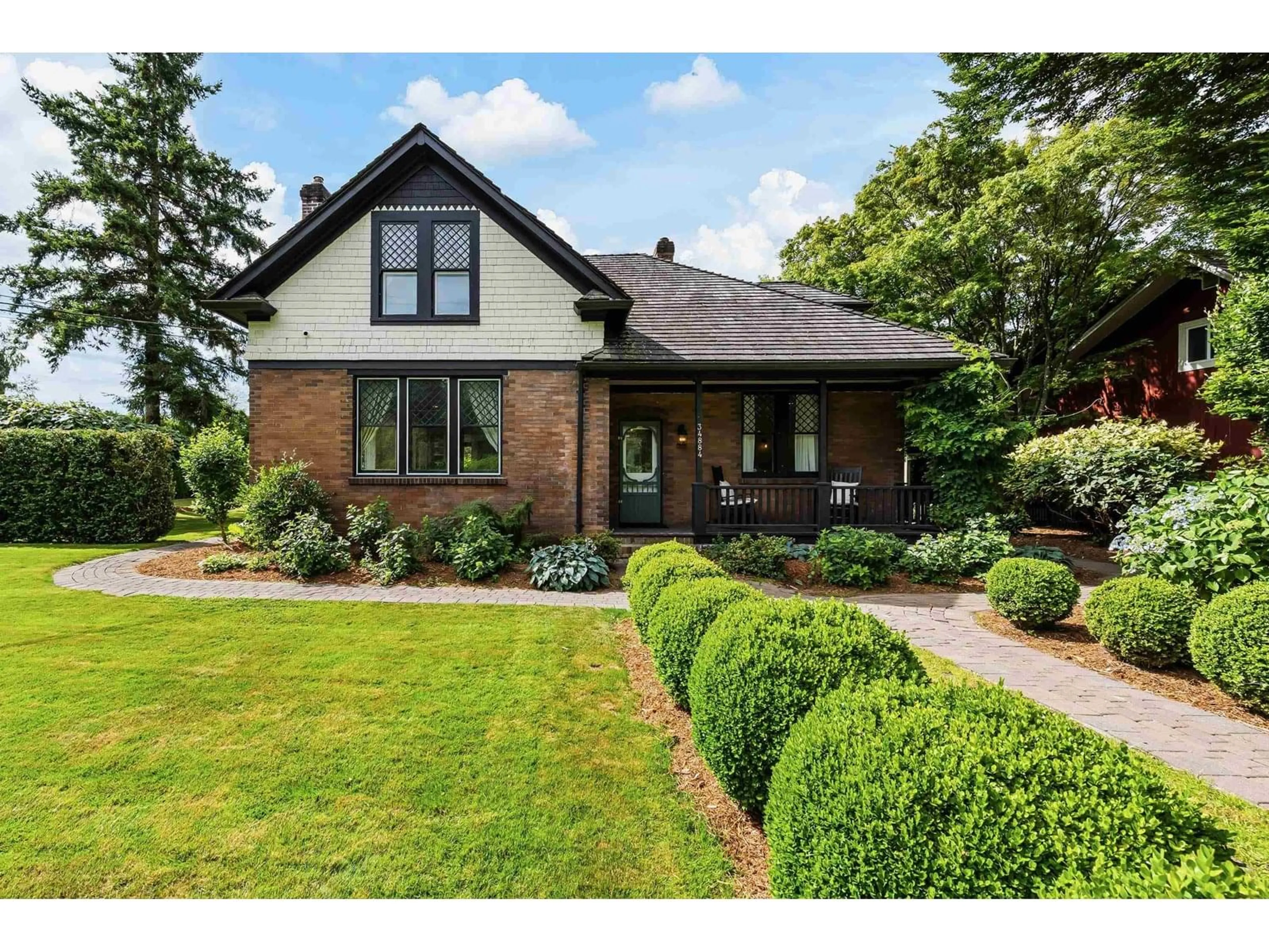 Home with brick exterior material, street for 34884 CLAYBURN, Abbotsford British Columbia V2S7Y9