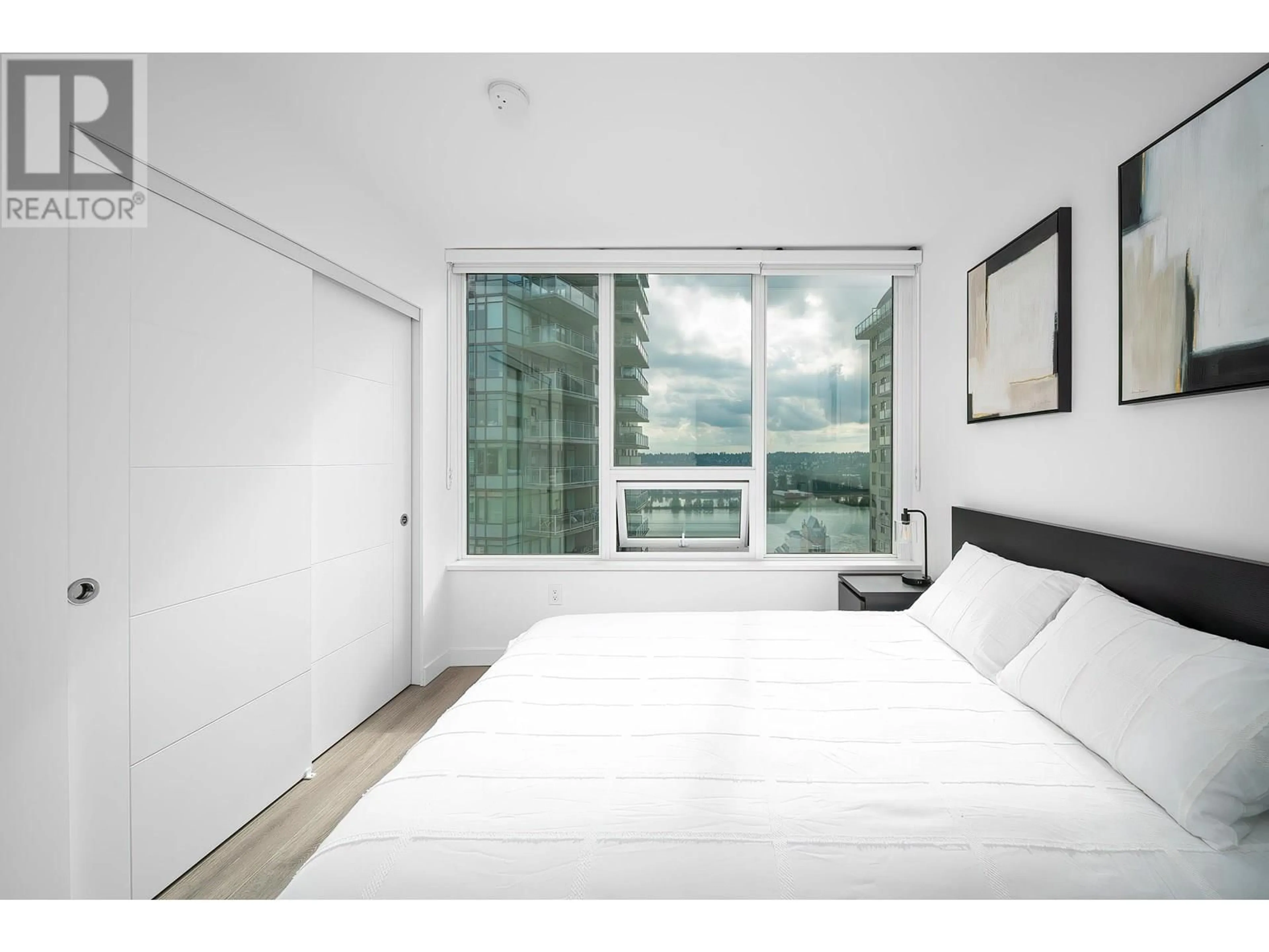 Bedroom with bed, unknown for 2506 - 823 CARNARVON STREET, New Westminster British Columbia V3M0N5