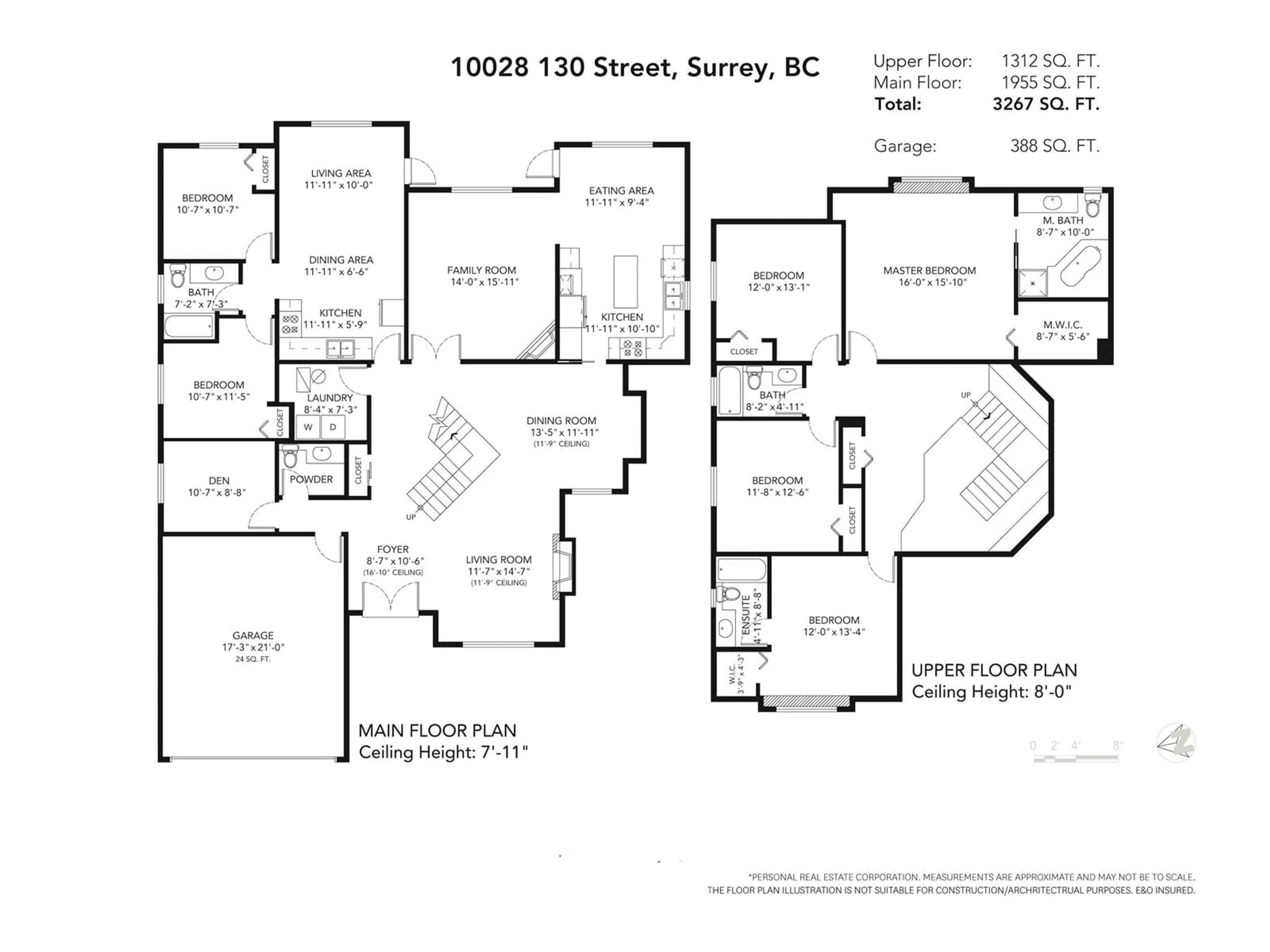 Floor plan for 10028 130, Surrey British Columbia V3T5X5