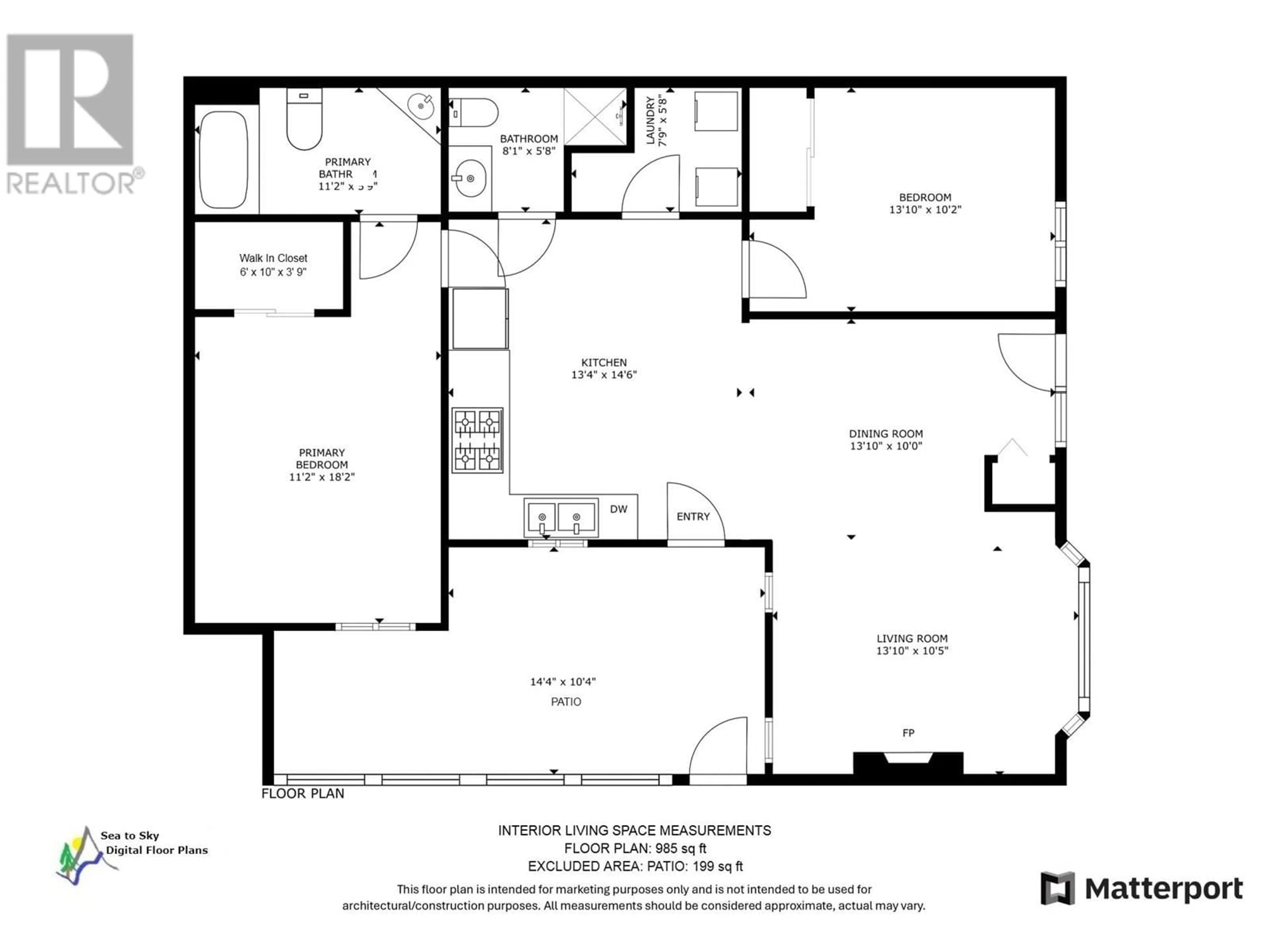 Floor plan for 16 - 1201 PEMBERTON AVENUE, Squamish British Columbia V8B0J7