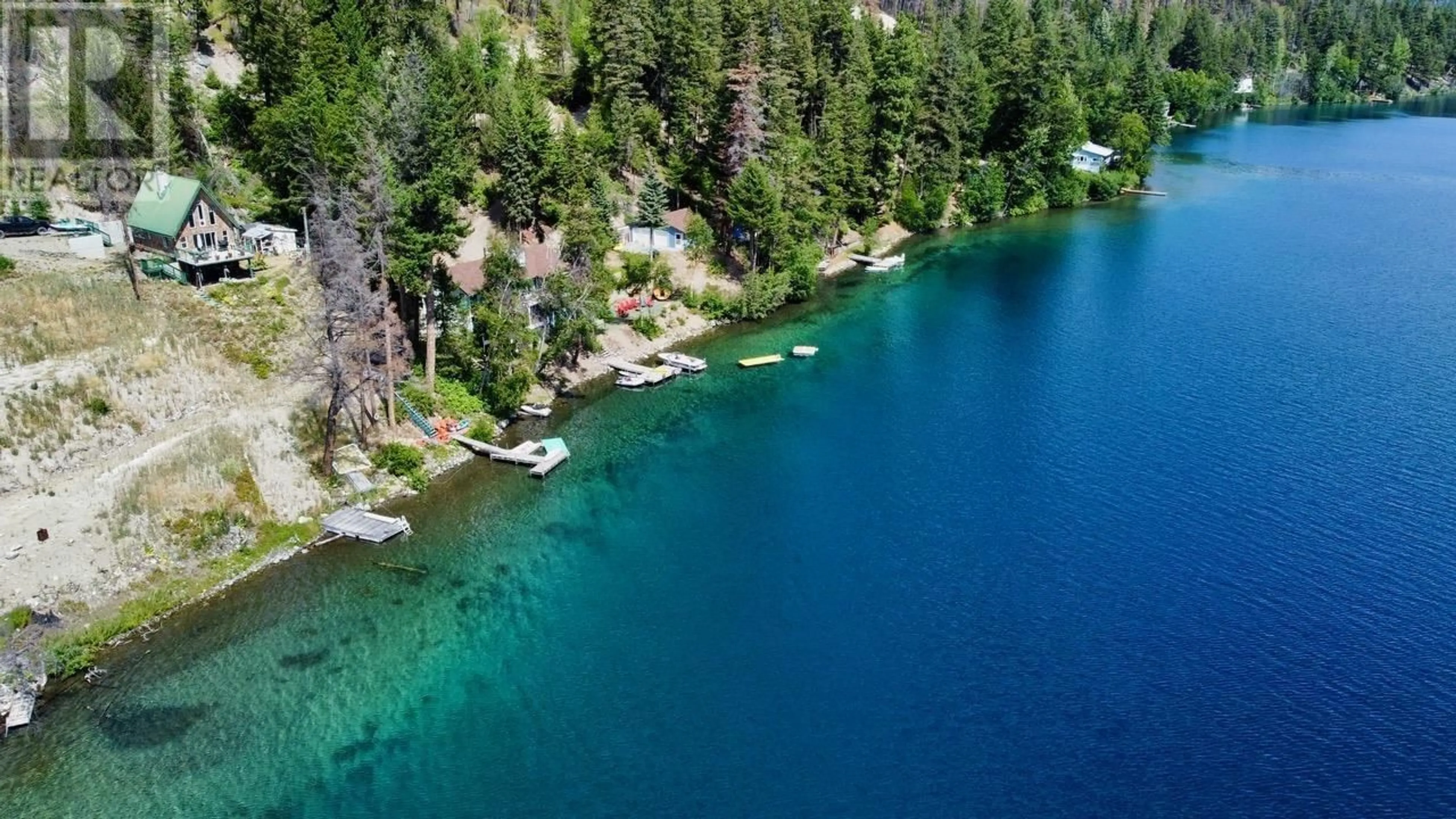 A pic from outside/outdoor area/front of a property/back of a property/a pic from drone, water/lake/river/ocean view for 9348 GUN LAKE ROAD, Pemberton British Columbia V0K1P0