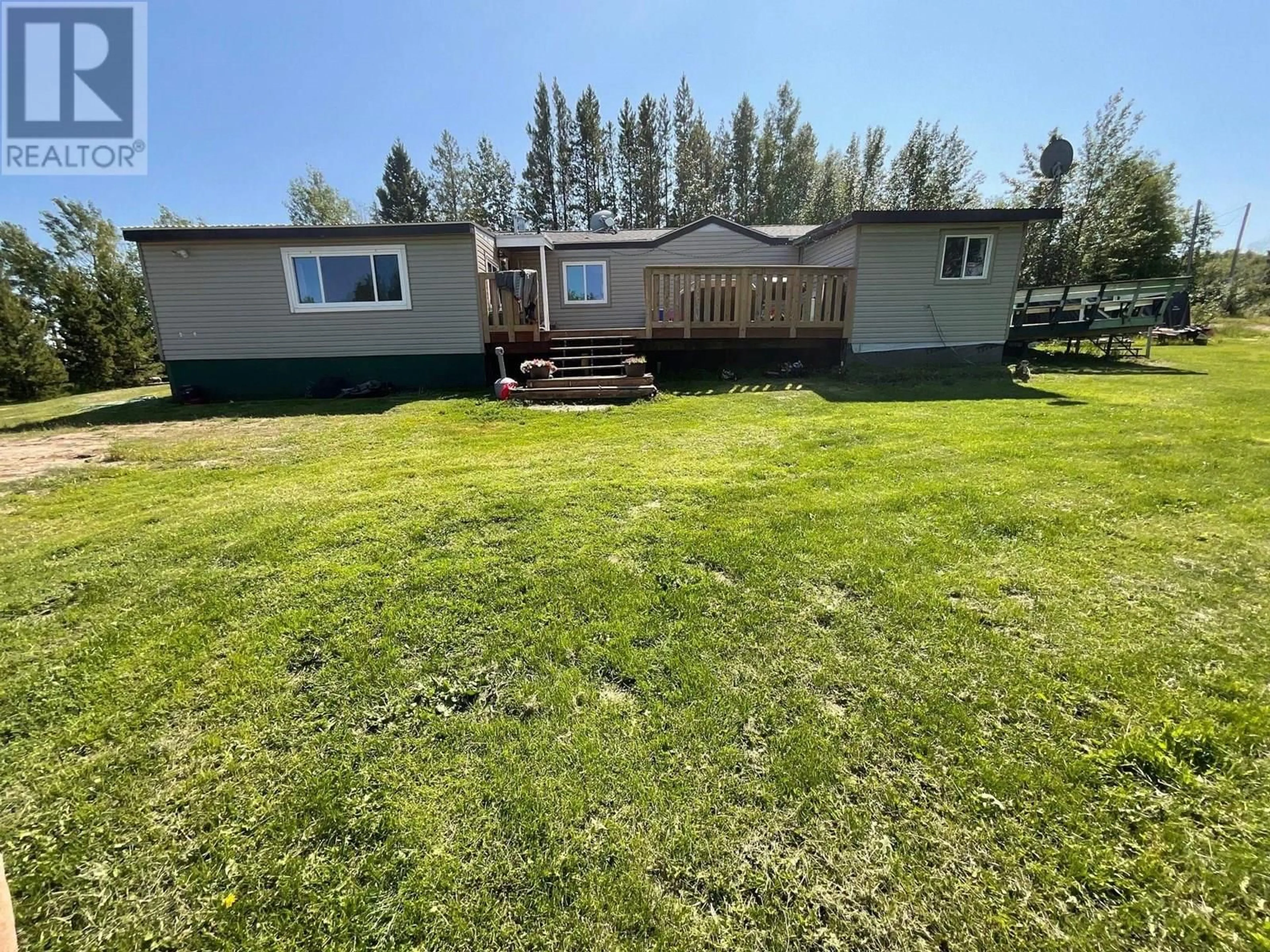 A pic from outside/outdoor area/front of a property/back of a property/a pic from drone, water/lake/river/ocean view for 14202 250 ROAD, Charlie Lake British Columbia V0C1H0