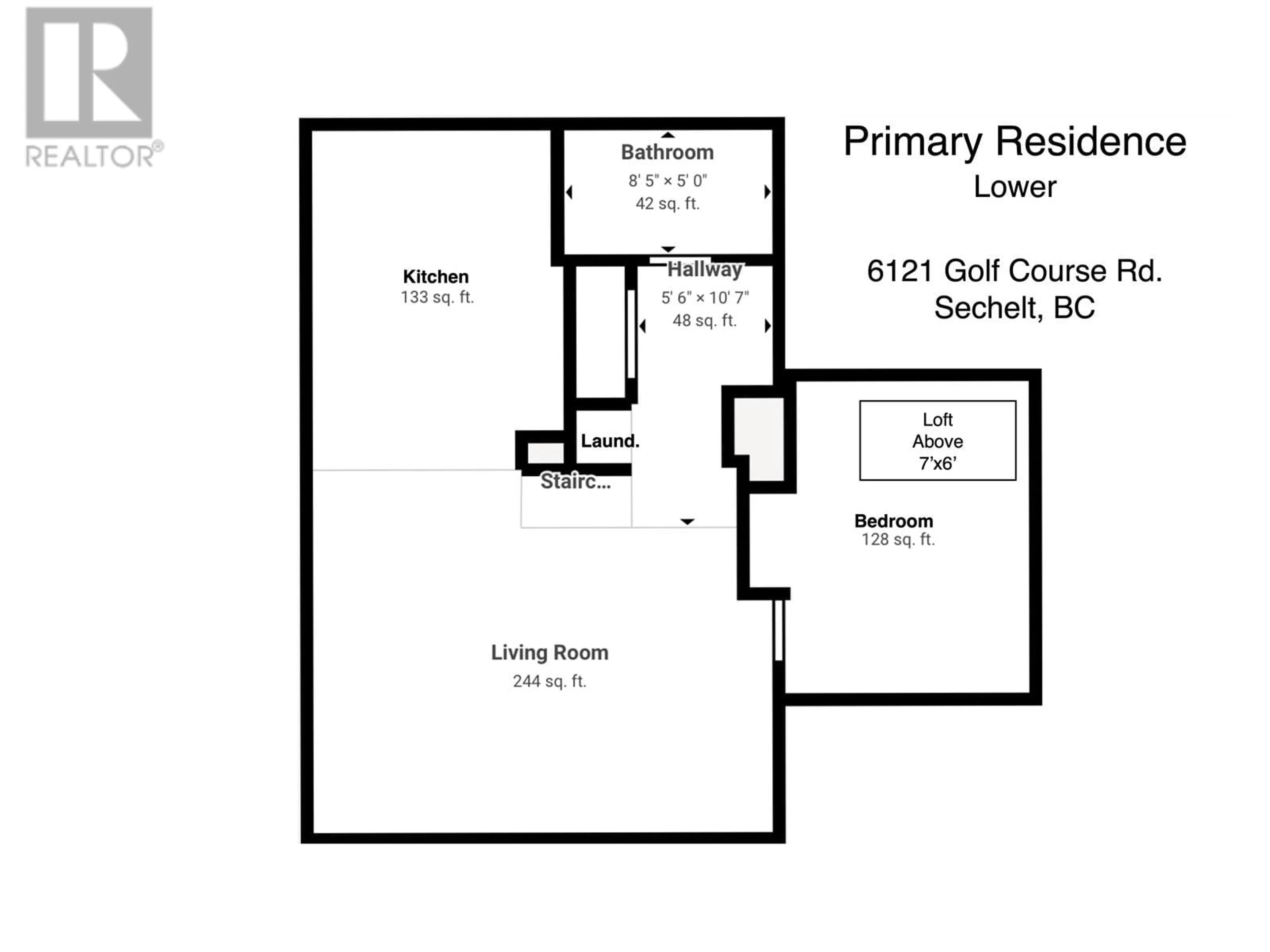 Floor plan for 6121 GOLF COURSE ROAD, Sechelt British Columbia V7Z0R2