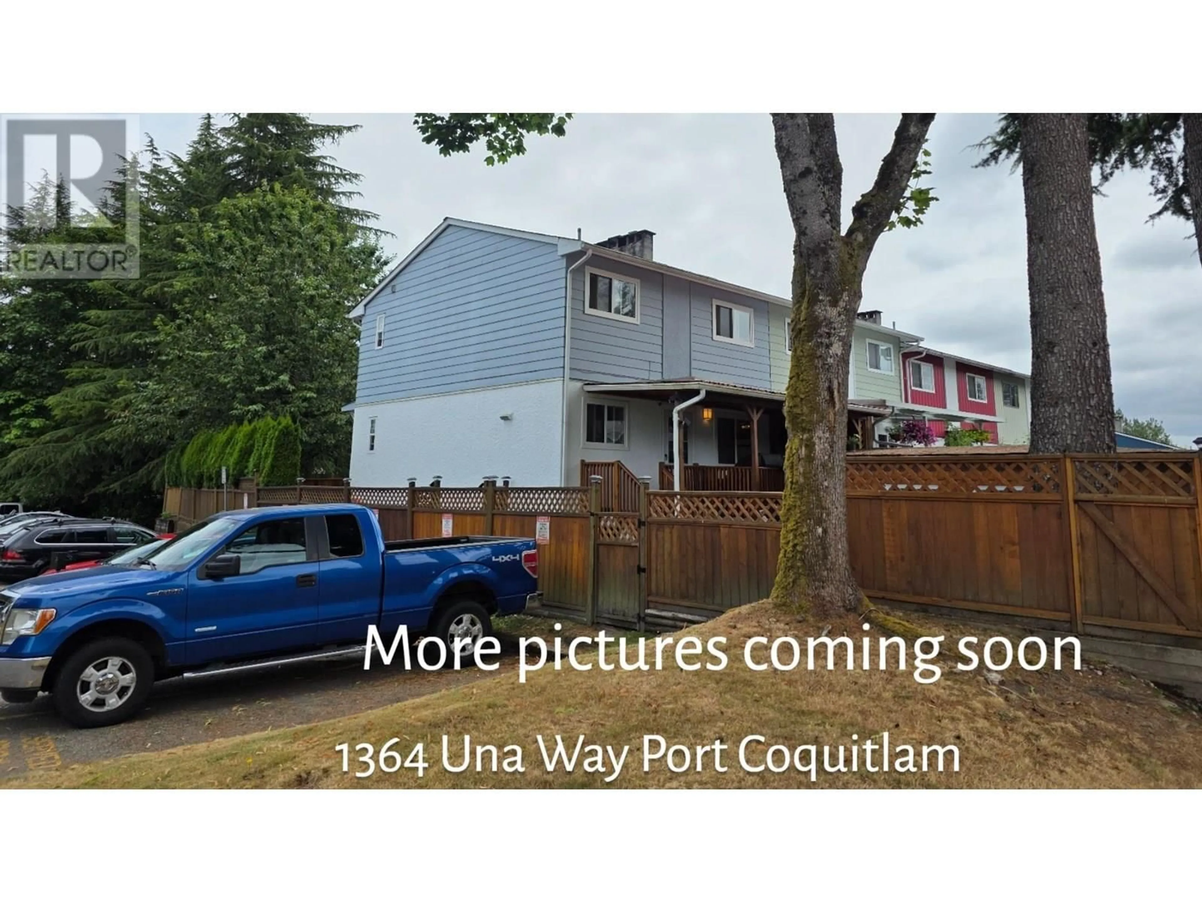 A pic from outside/outdoor area/front of a property/back of a property/a pic from drone, mountain view for 1364 UNA WAY, Port Coquitlam British Columbia V3C2V2
