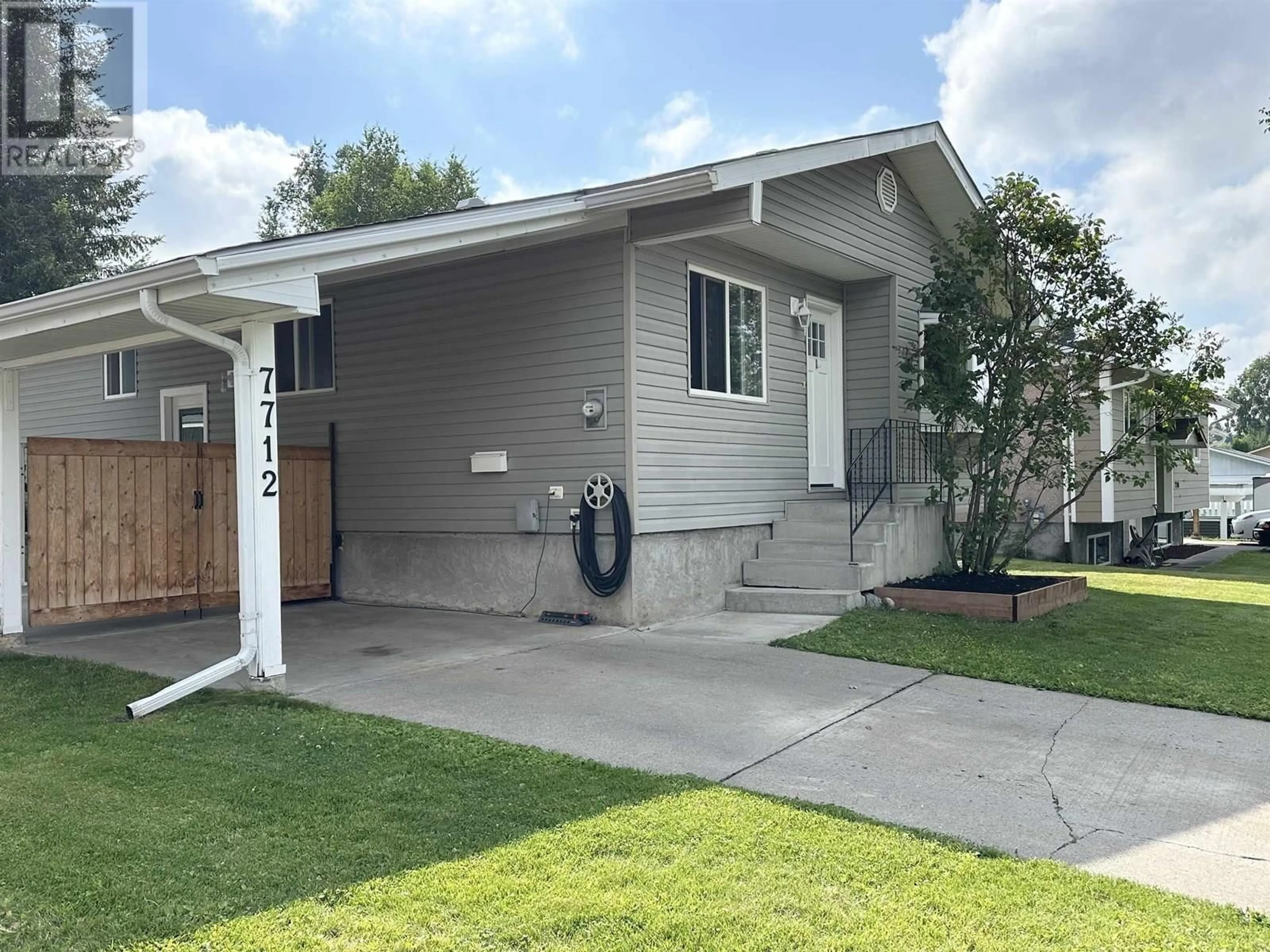 Home with vinyl exterior material, street for 7712 MARIONOPOLIS PLACE, Prince George British Columbia V2N3L5
