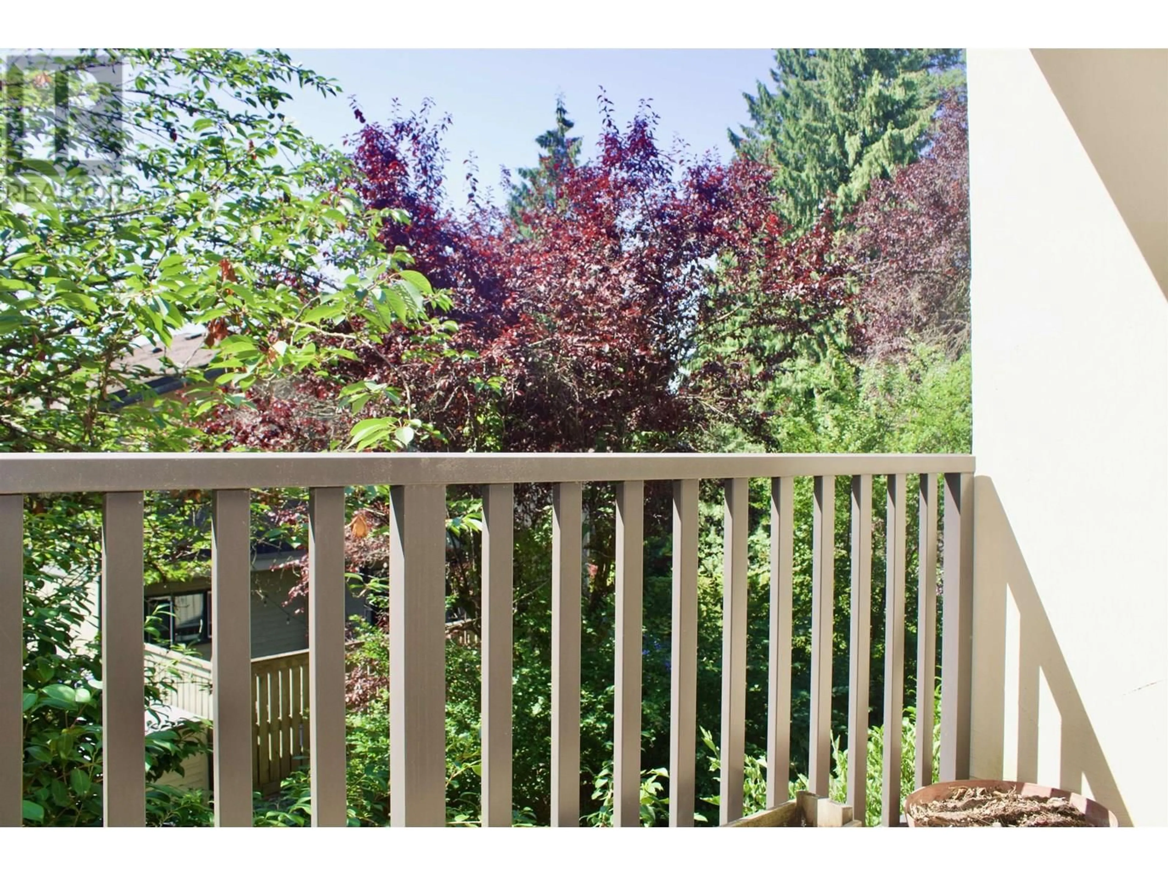 Balcony in the apartment, forest/trees view for 13 - 1811 PURCELL WAY, North Vancouver British Columbia V7J3H4
