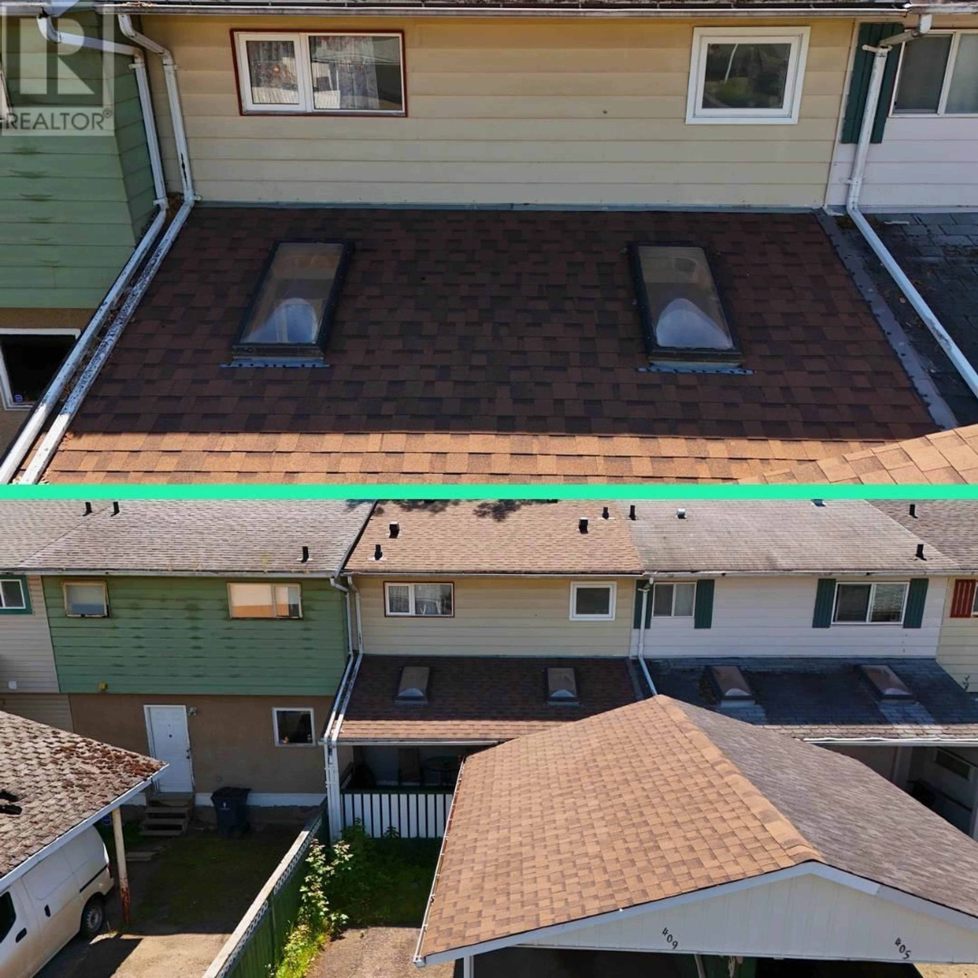 A pic from outside/outdoor area/front of a property/back of a property/a pic from drone, unknown for 409 BEECH CRESCENT, Prince George British Columbia V2N1K8