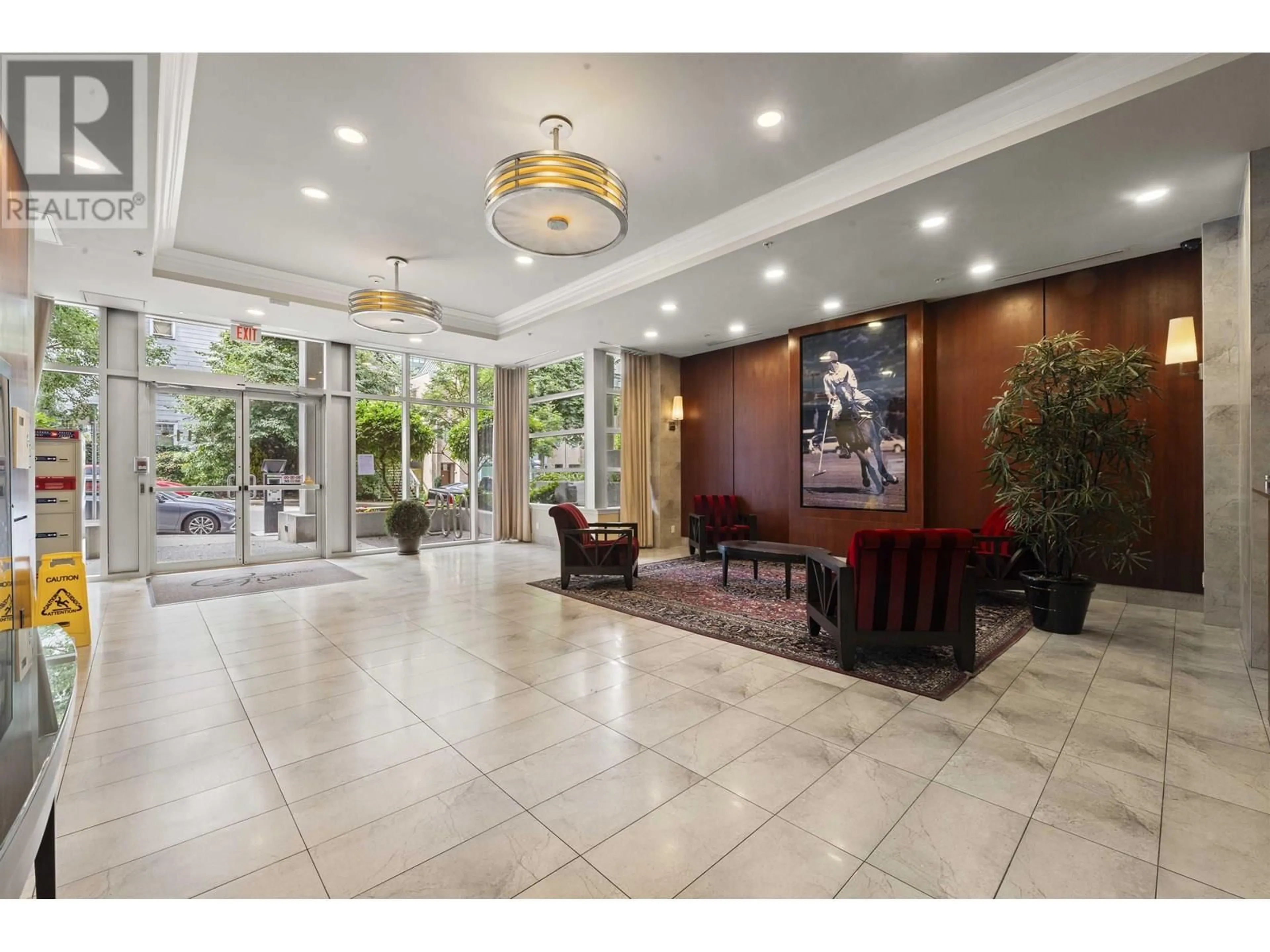 Lobby for 1705 - 1211 MELVILLE STREET, Vancouver British Columbia V6E0A7
