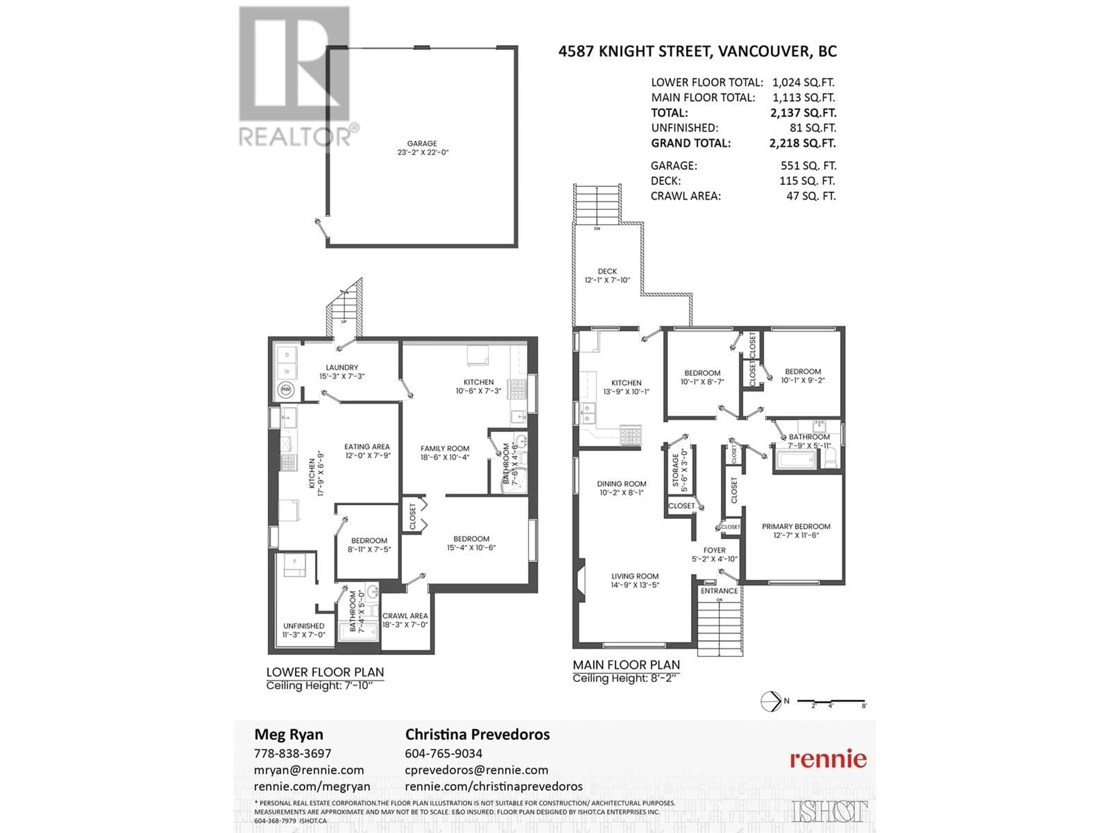 Floor plan for 4587 KNIGHT STREET, Vancouver British Columbia V5N3M8