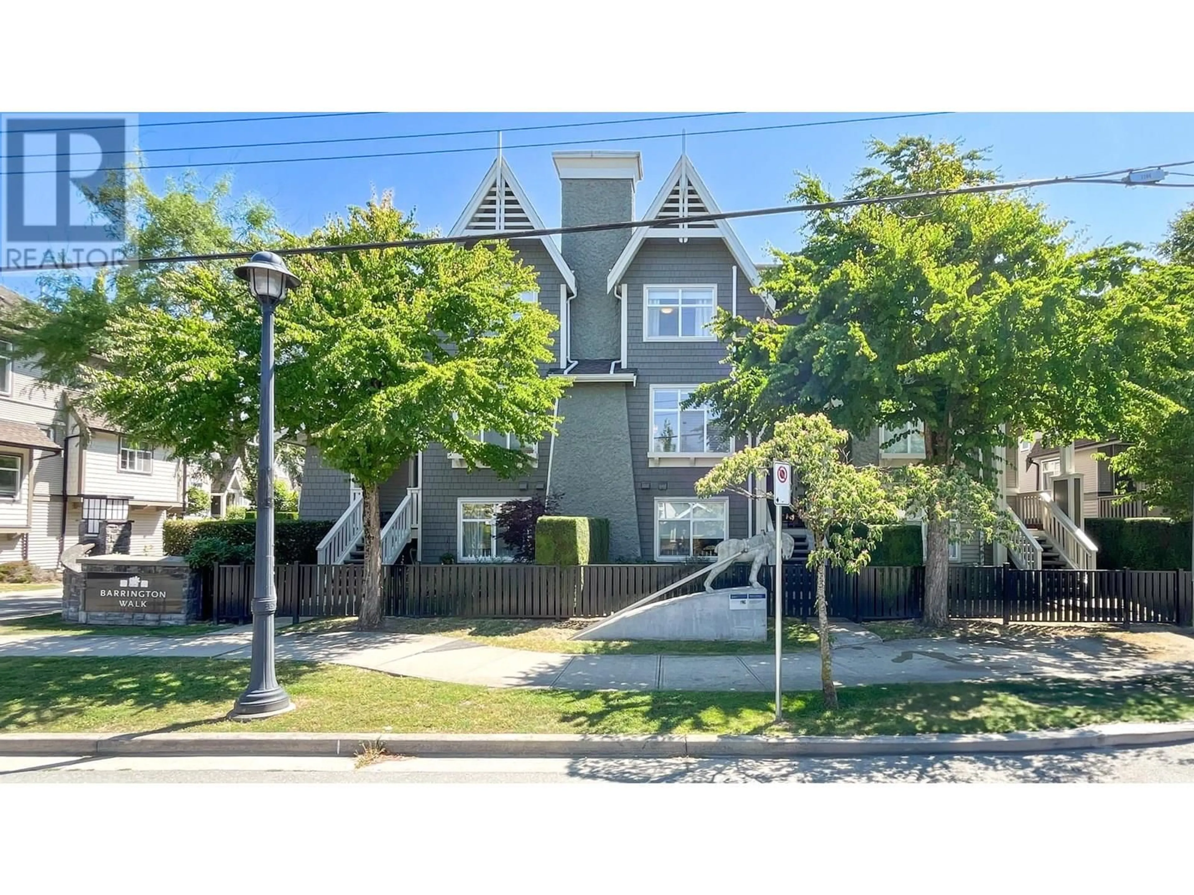 A pic from outside/outdoor area/front of a property/back of a property/a pic from drone, street for 2 - 7288 HEATHER STREET, Richmond British Columbia V6Y4L4