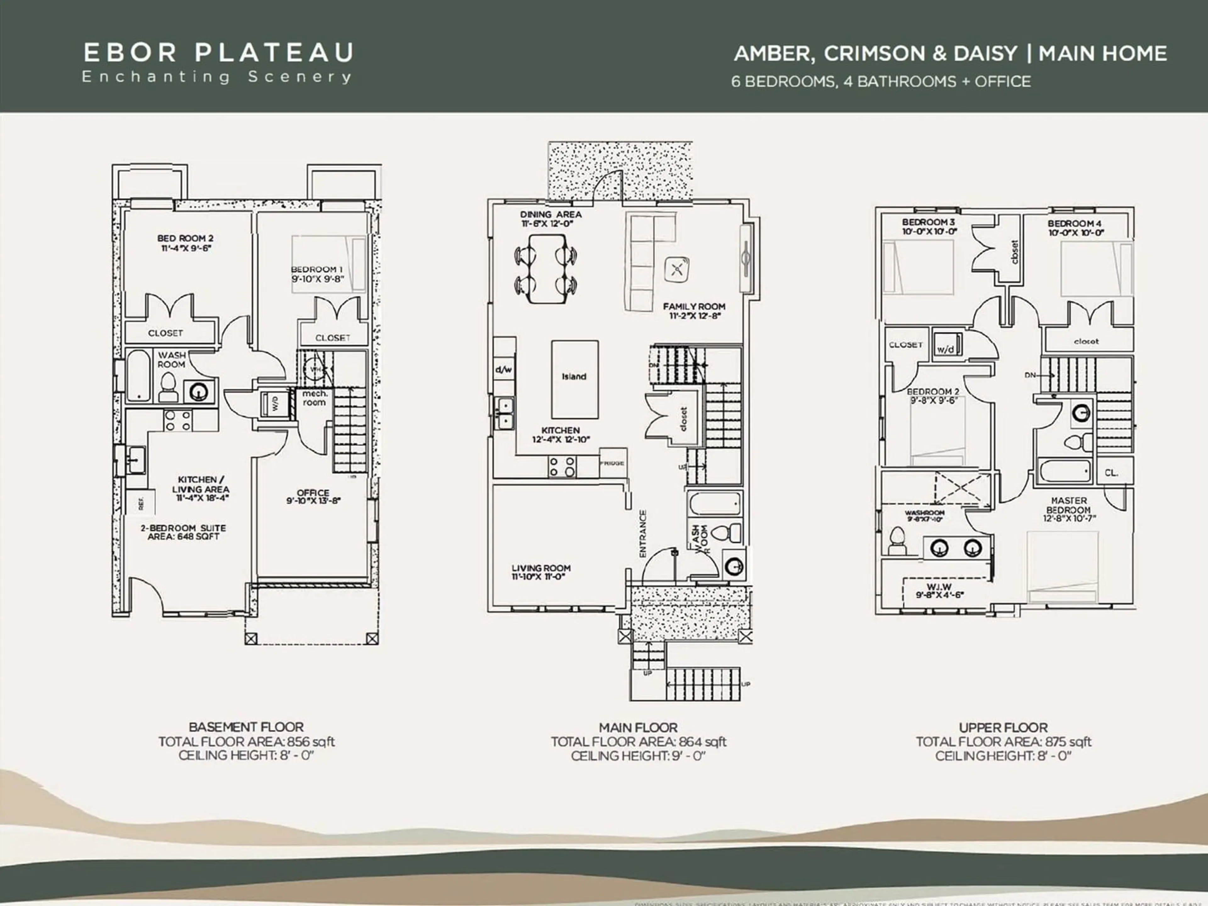 Floor plan for 9312 EBOR, Delta British Columbia V4C4R3