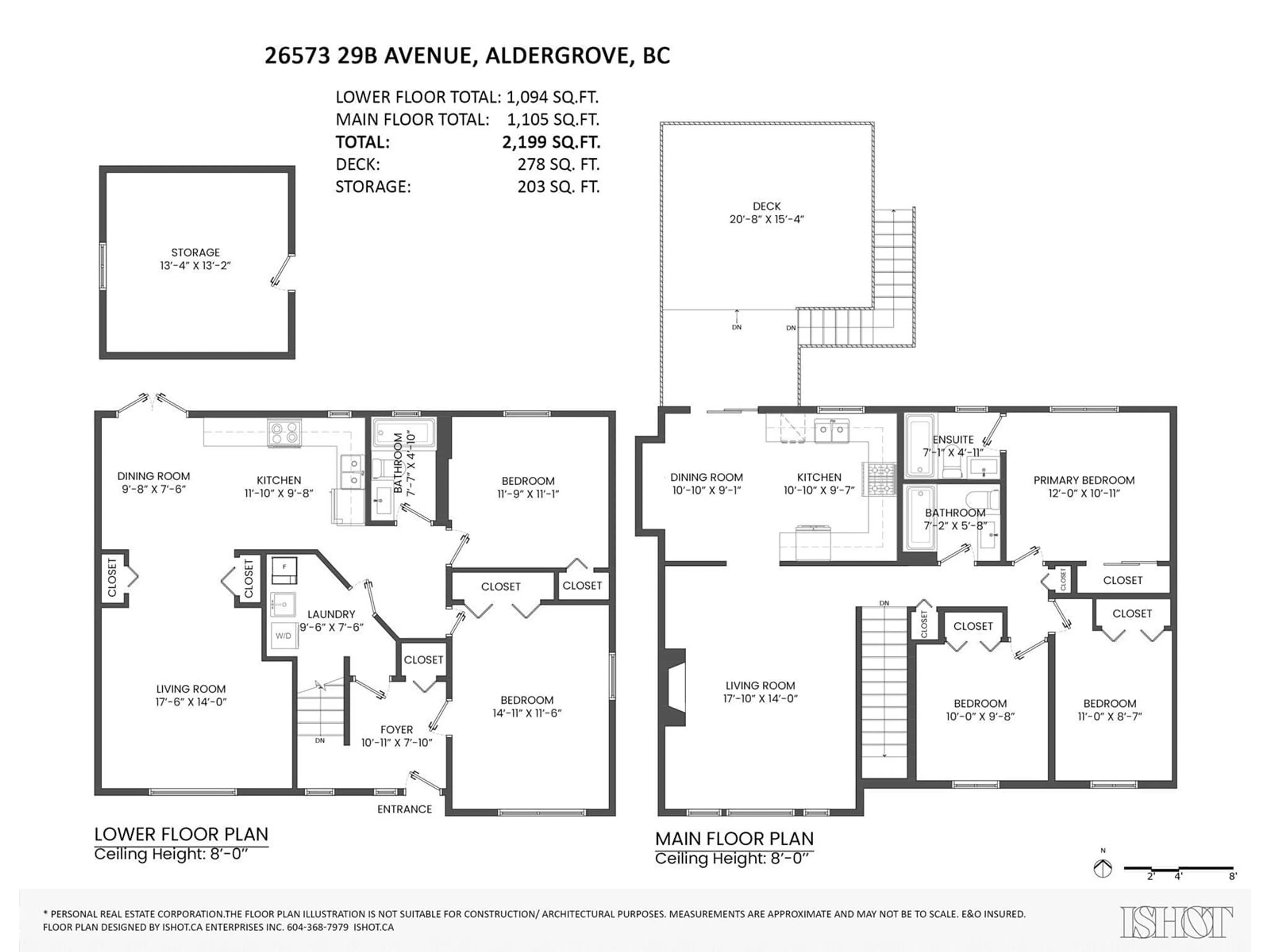 Floor plan for 26573 29B, Langley British Columbia V4W3B5
