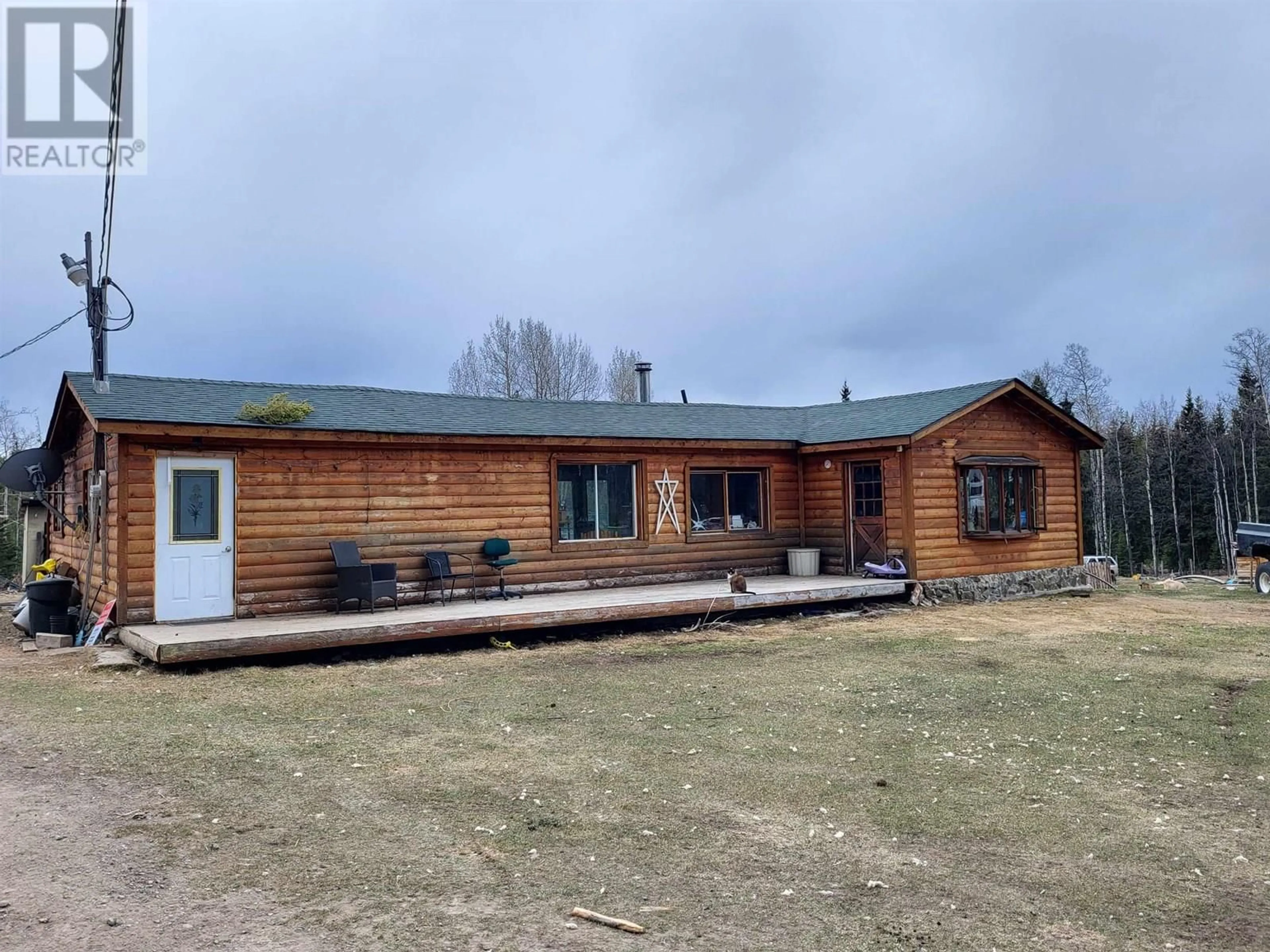 A pic from outside/outdoor area/front of a property/back of a property/a pic from drone, building for 58164 EAKIN SETTLEMENT ROAD, Burns Lake British Columbia V0J1E4