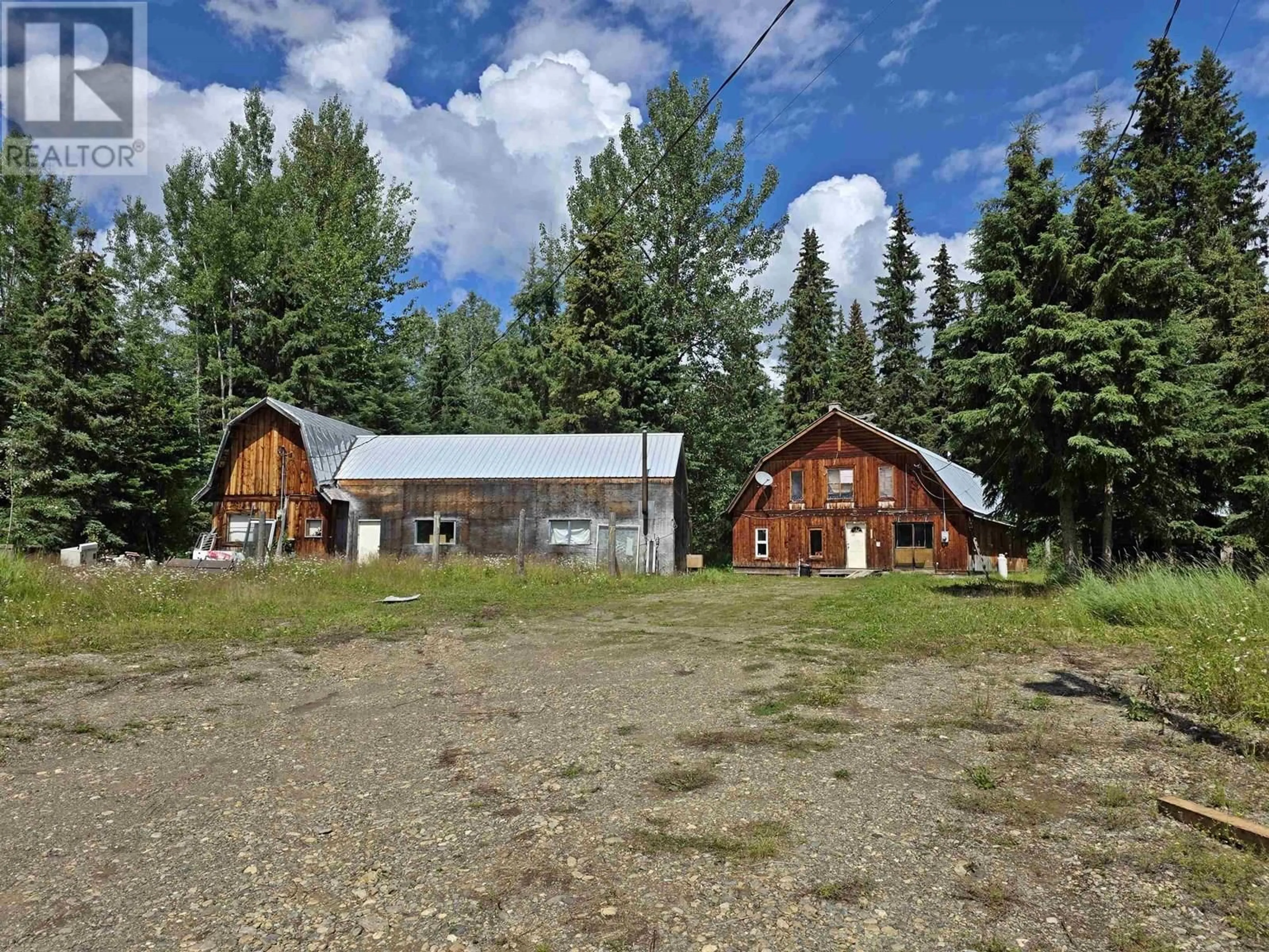 A pic from outside/outdoor area/front of a property/back of a property/a pic from drone, mountain view for 4651 BARKERVILLE HIGHWAY, Quesnel British Columbia V2J6T8