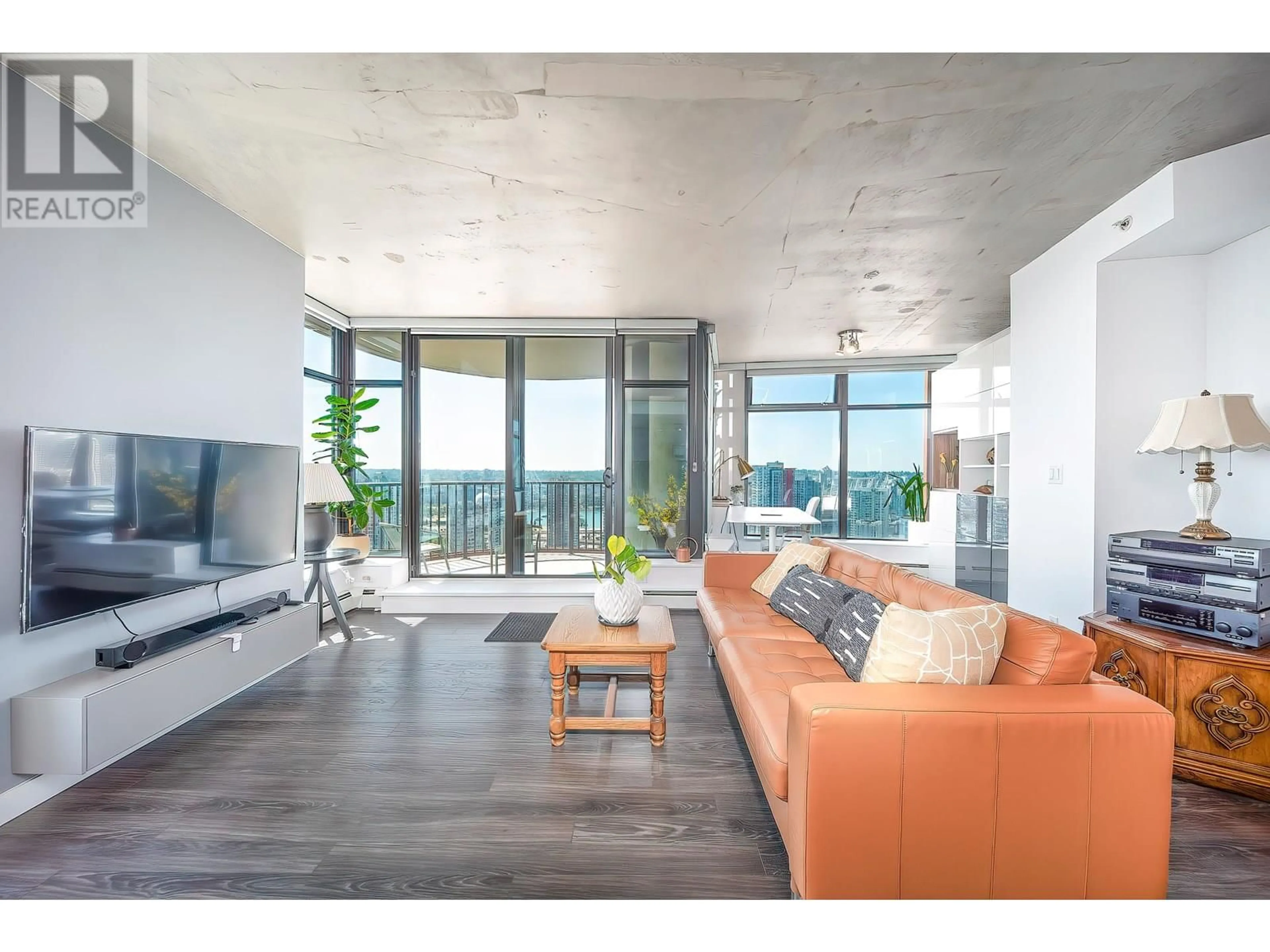 Living room with furniture, unknown for 3506 - 128 CORDOVA STREET, Vancouver British Columbia V6B0E6