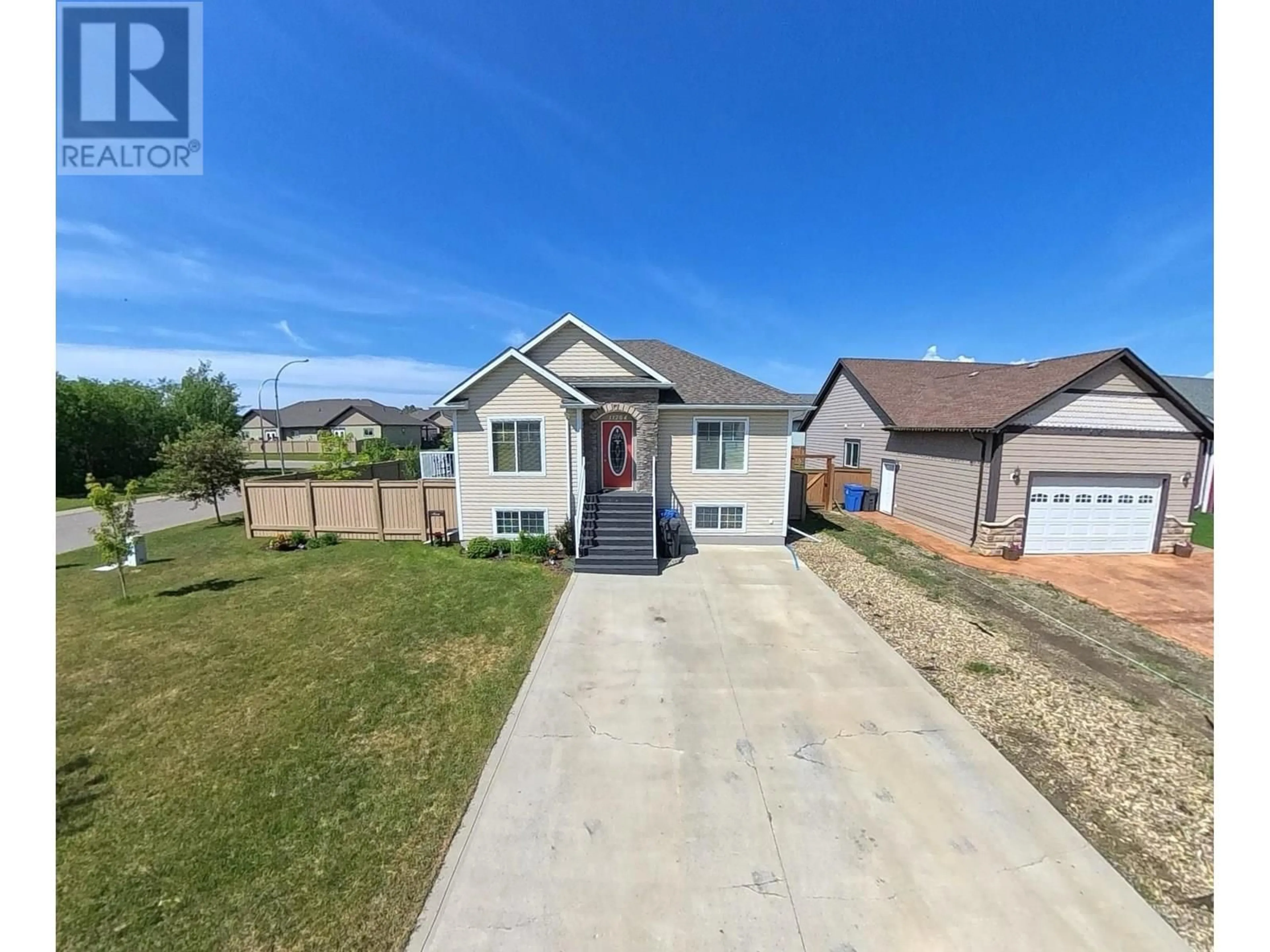 A pic from outside/outdoor area/front of a property/back of a property/a pic from drone, street for 11704 97 STREET, Fort St. John British Columbia V1J0E9