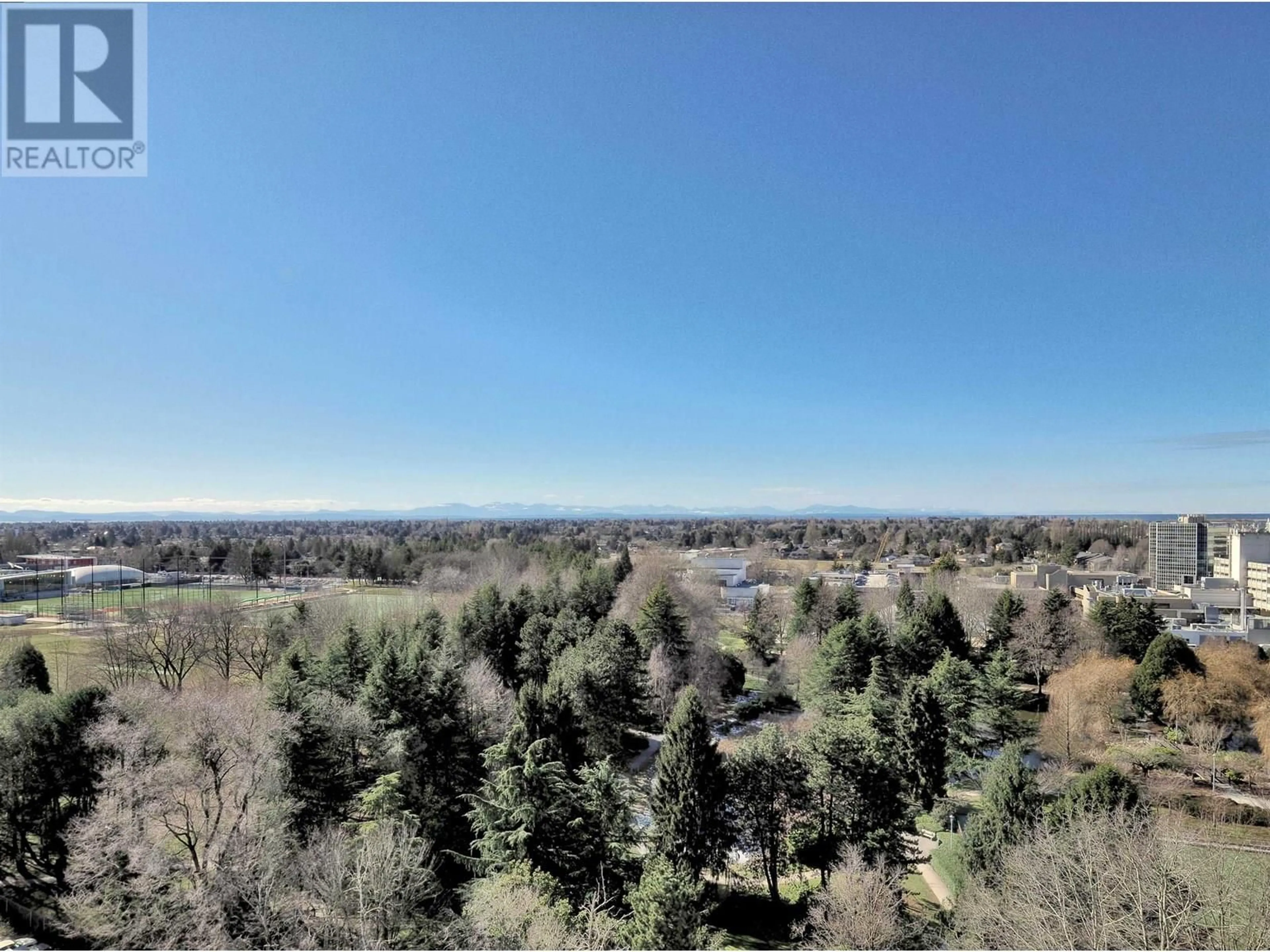 A pic from outside/outdoor area/front of a property/back of a property/a pic from drone, forest/trees view for 1805 - 7368 GOLLNER AVENUE, Richmond British Columbia V6Y0H9