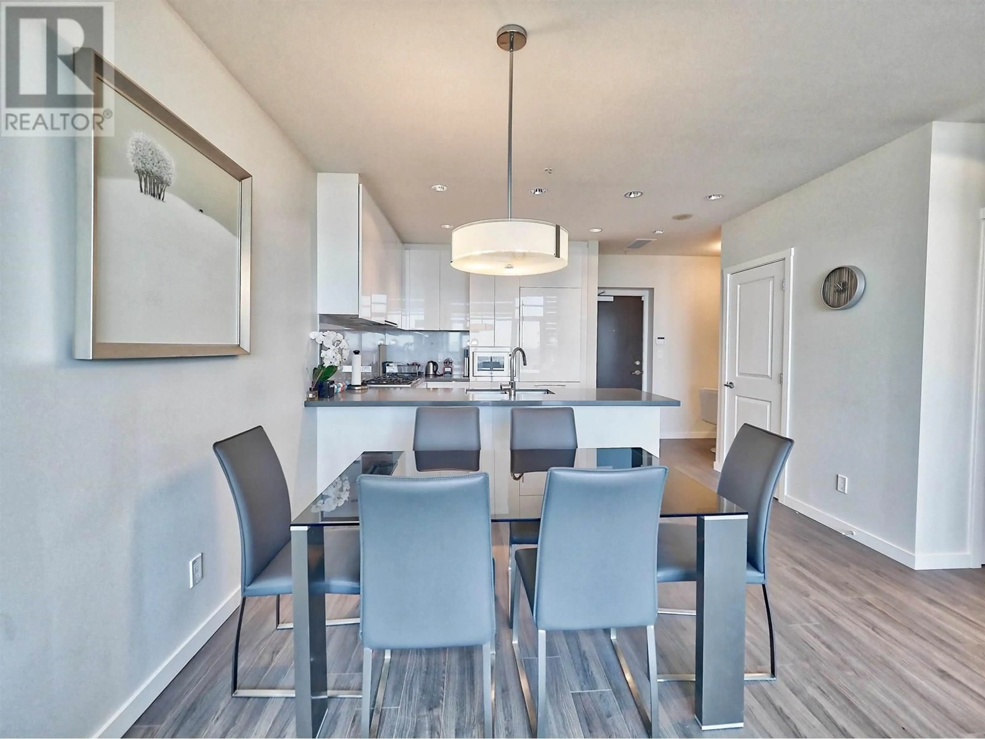 Open concept kitchen, wood/laminate floor for 1805 - 7368 GOLLNER AVENUE, Richmond British Columbia V6Y0H9
