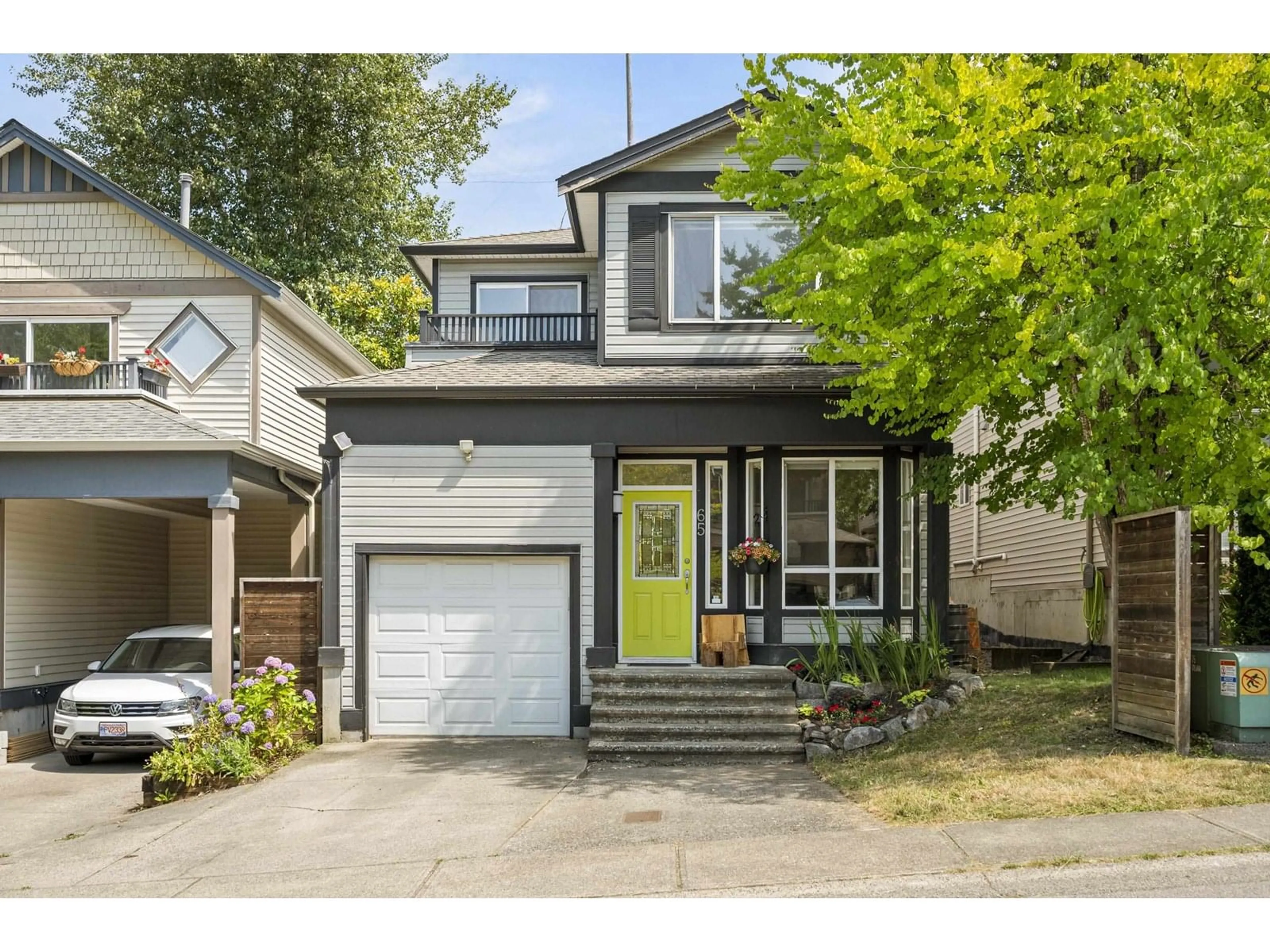 Home with vinyl exterior material, street for 65 - 8888 216, Langley British Columbia V1M3Z6