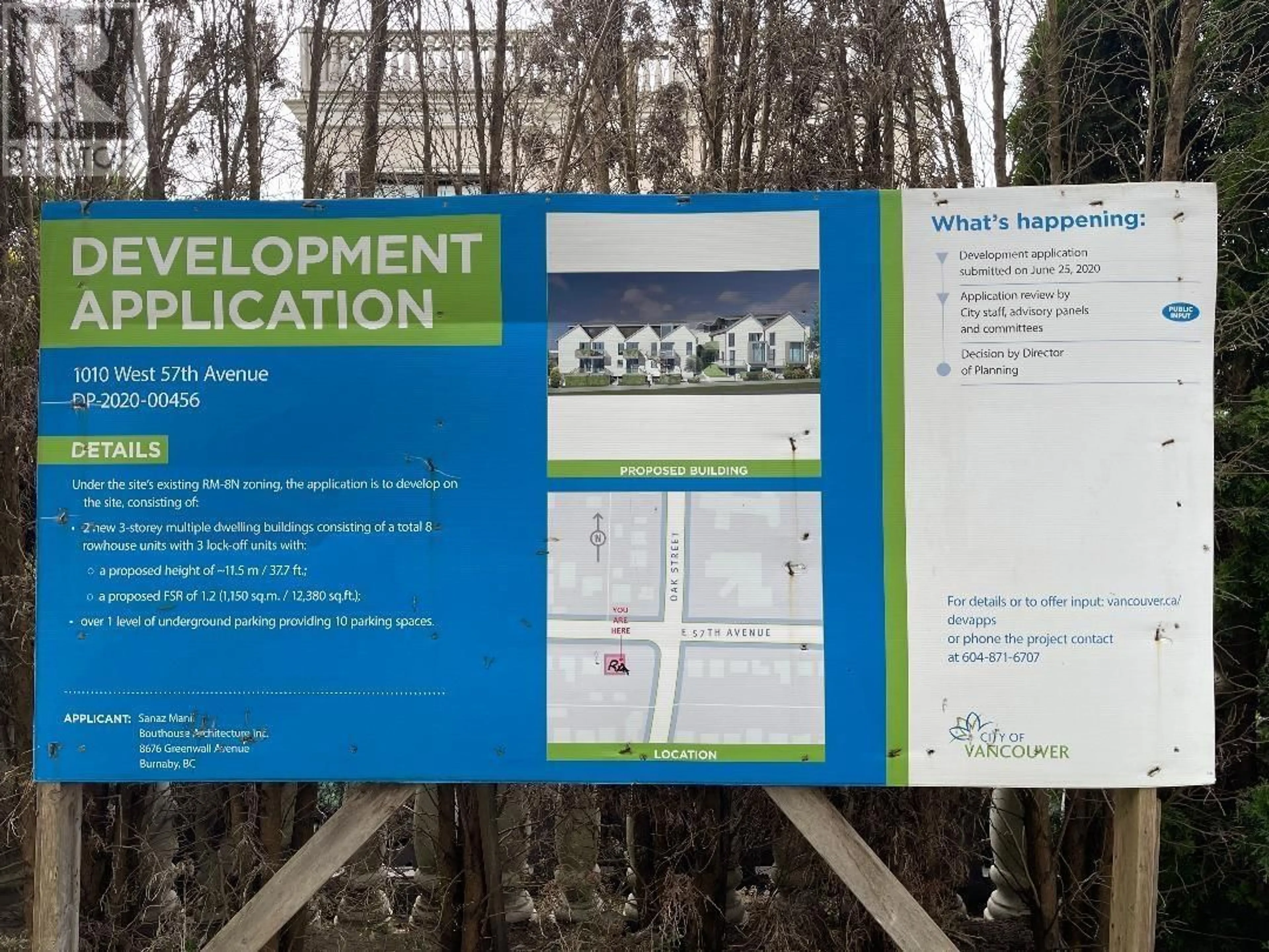 Picture of a map for 1010 57TH AVENUE, Vancouver British Columbia V6P1S5