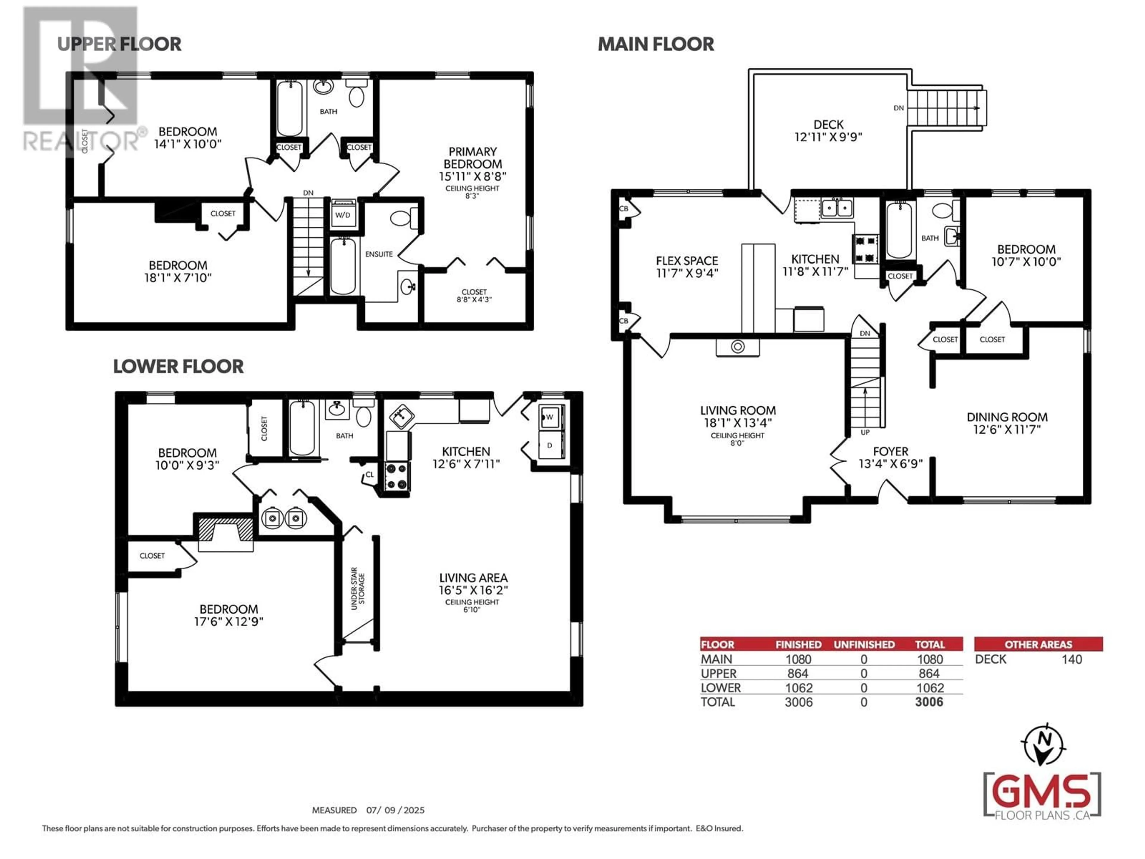 Floor plan for 3540 37TH AVENUE, Vancouver British Columbia V6N2V8