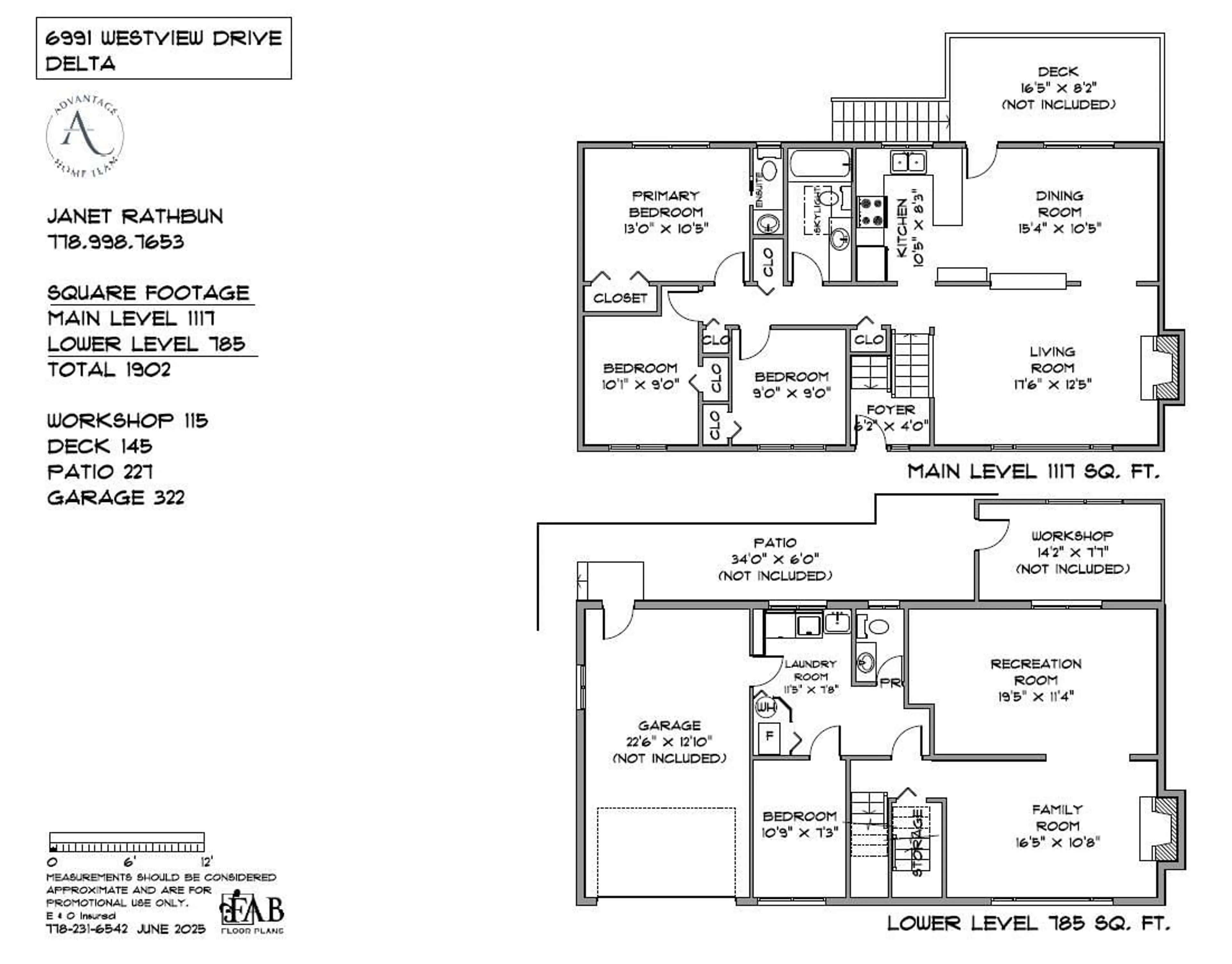 Floor plan for 6991 WESTVIEW, Delta British Columbia V4E2L7