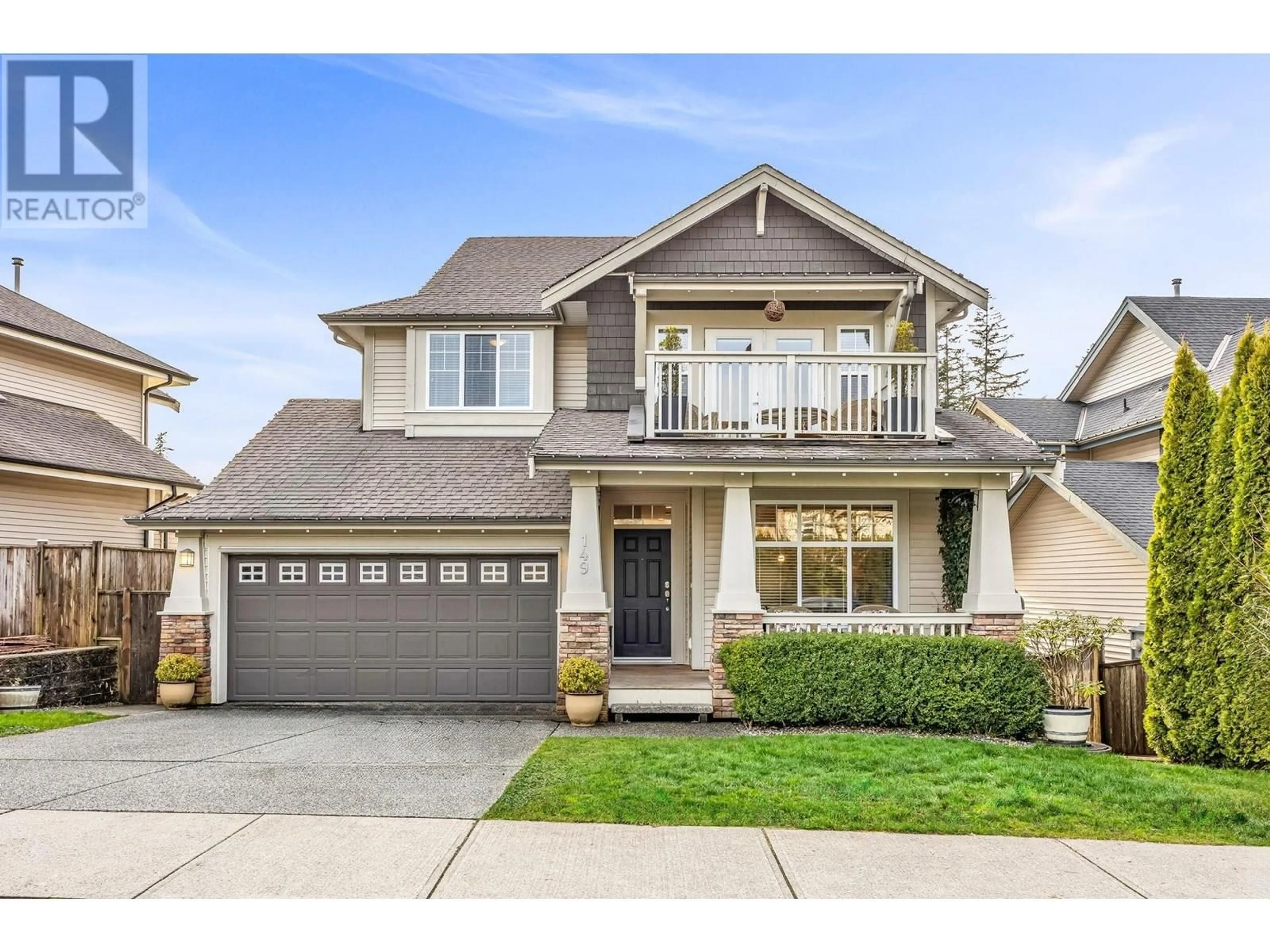 Home with vinyl exterior material, street for 149 SYCAMORE DRIVE, Port Moody British Columbia V3H0C4