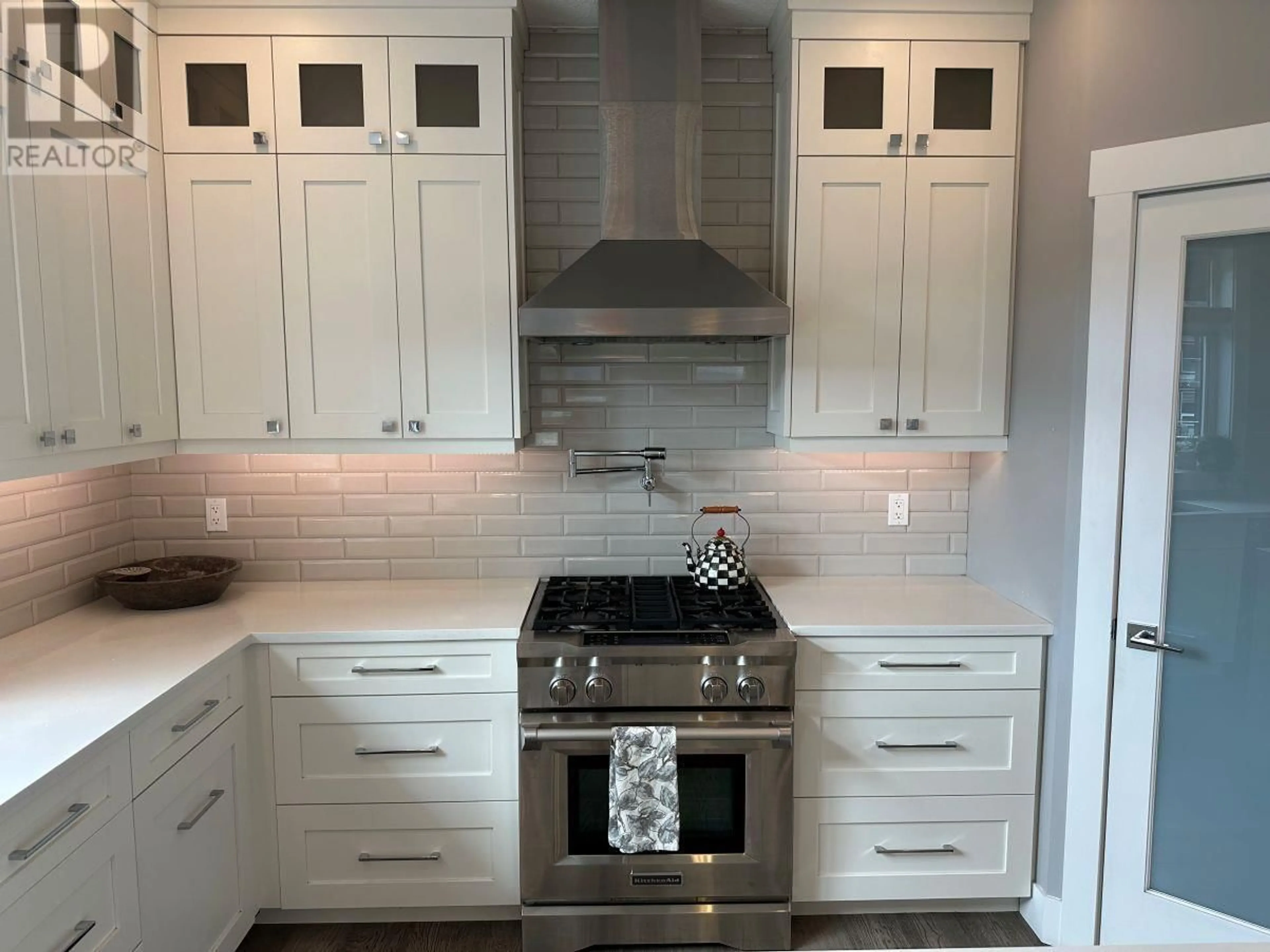 Contemporary kitchen, ceramic/tile floor for 2451 GRAFTON PLACE, Prince George British Columbia V2N0E6