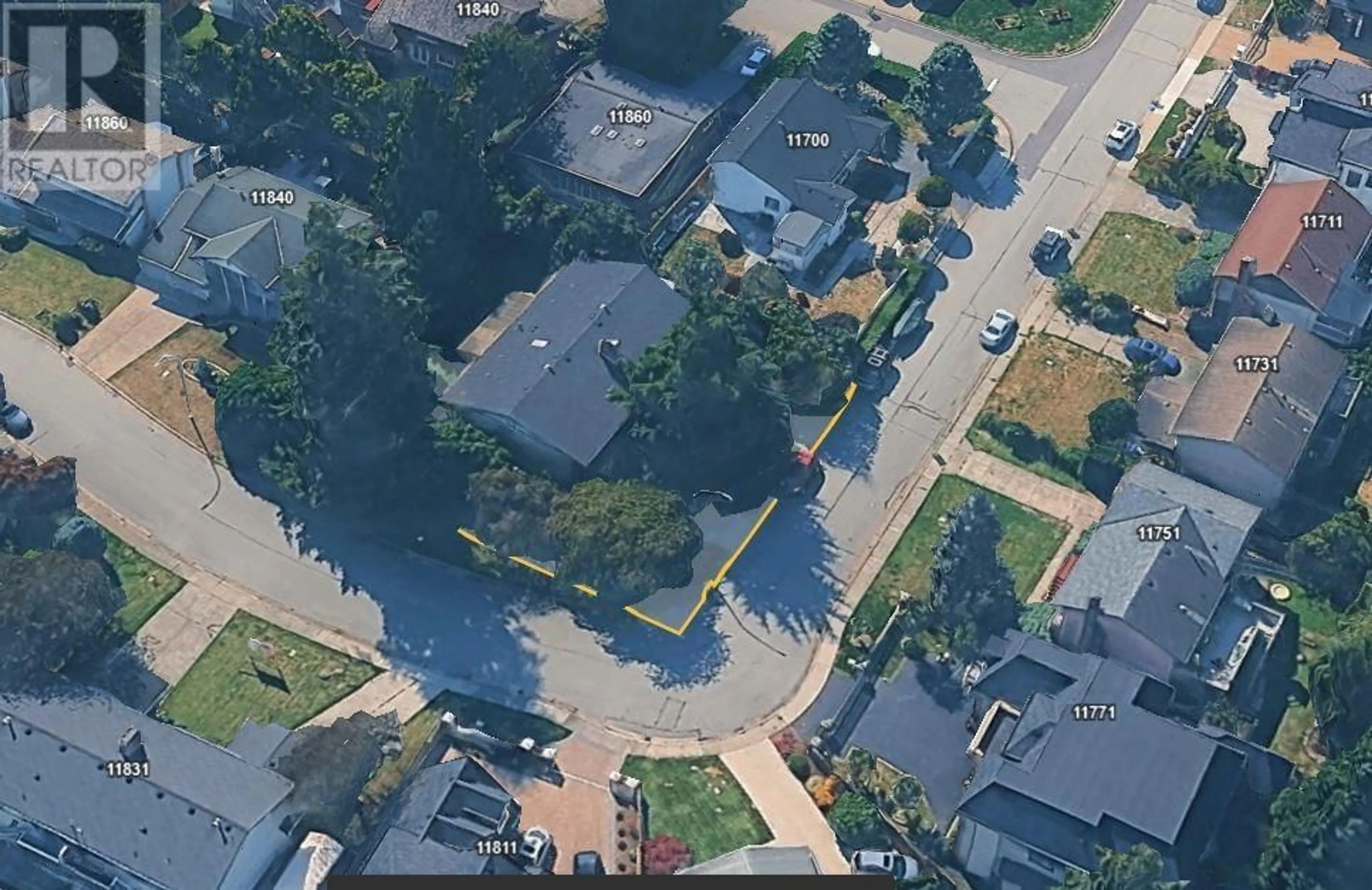 A pic from outside/outdoor area/front of a property/back of a property/a pic from drone, street for 11720 SEABROOK CRESCENT, Richmond British Columbia V7A3H4