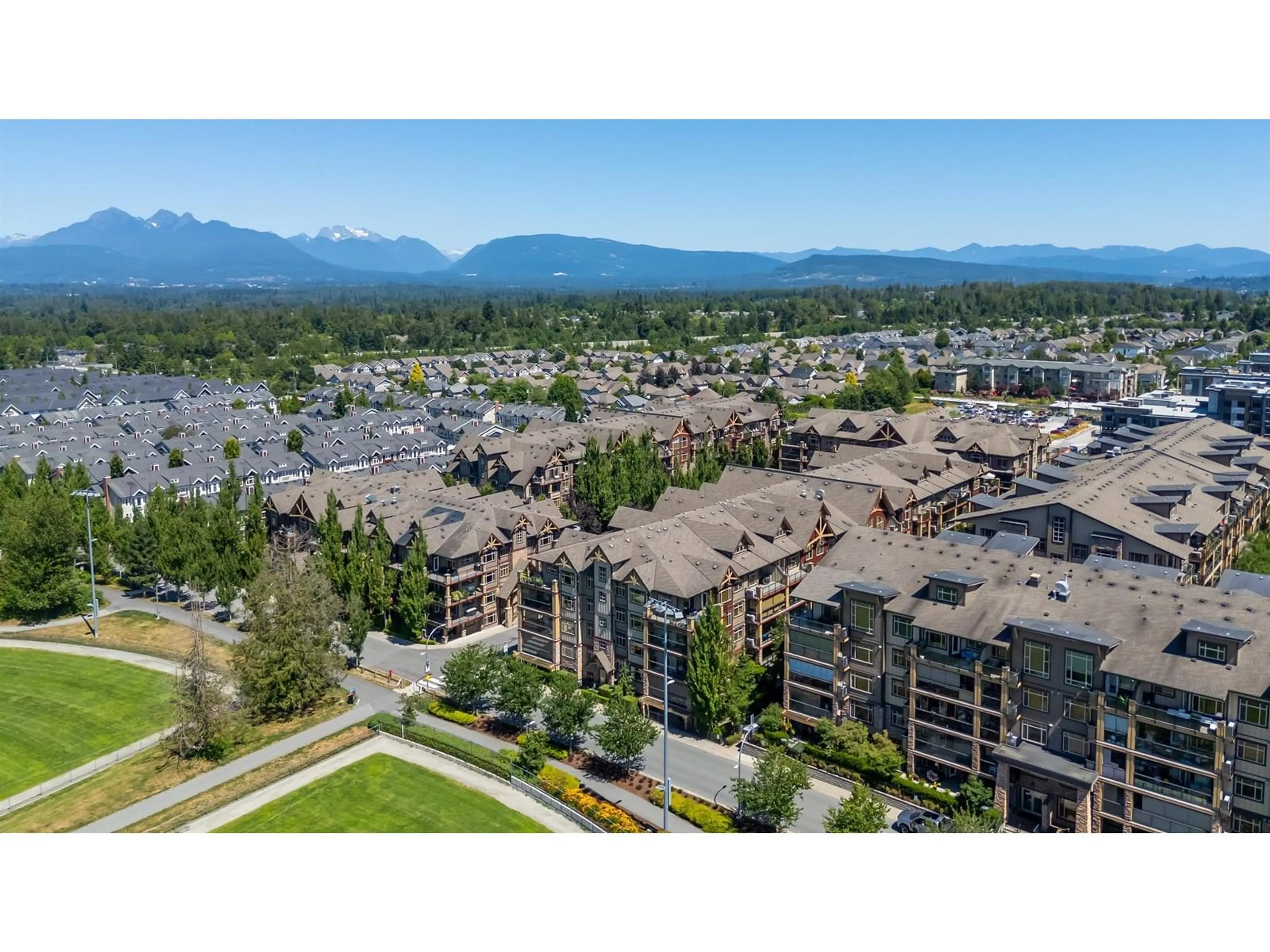 A pic from outside/outdoor area/front of a property/back of a property/a pic from drone, mountain view for 587 - 8288 207A, Langley British Columbia V2Y0L2
