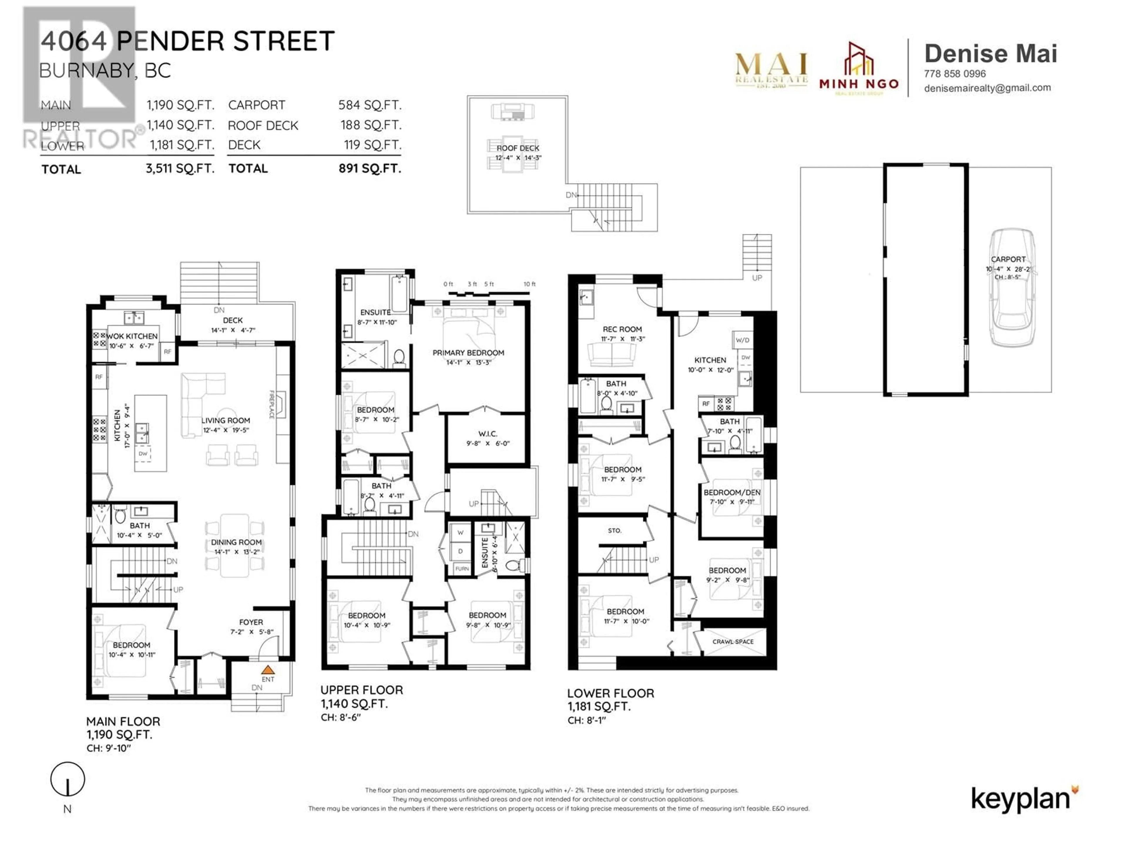 Floor plan for 4064 PENDER STREET, Burnaby British Columbia V5C2L8
