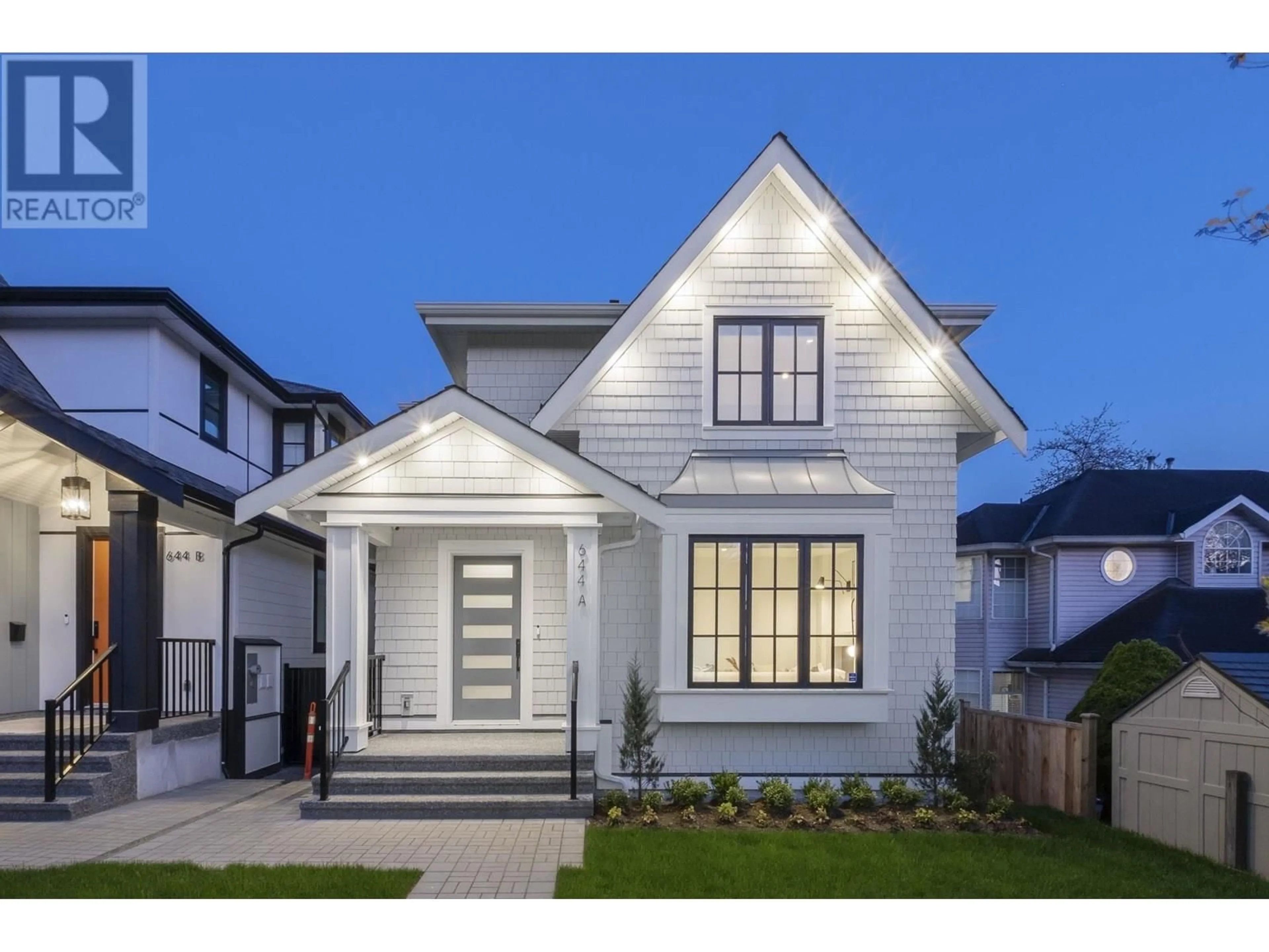 Home with vinyl exterior material, street for 644A GIRARD AVENUE, Coquitlam British Columbia V3K1S8