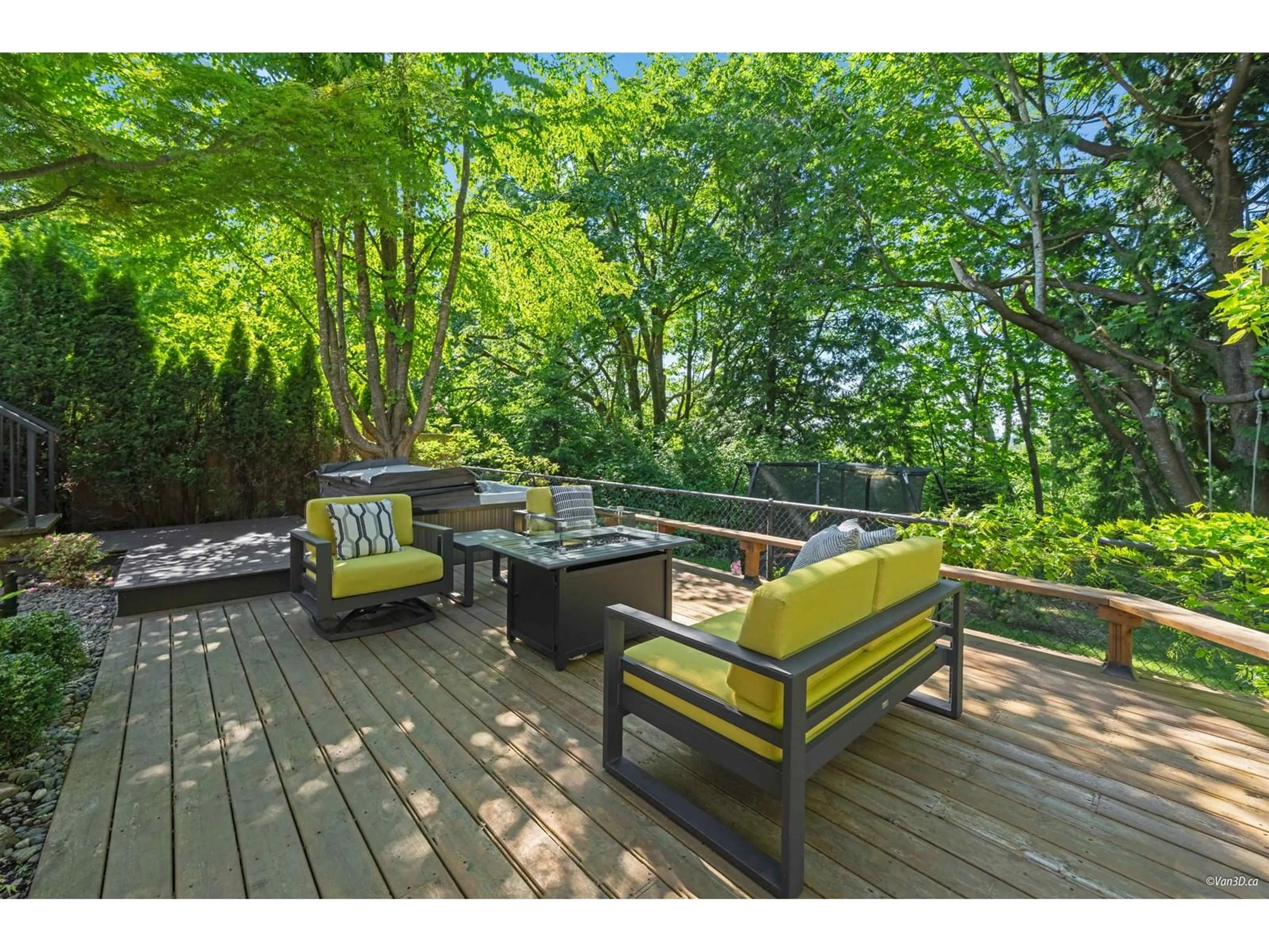 Patio, forest/trees view for 3873 154, Surrey British Columbia V3Z0V3