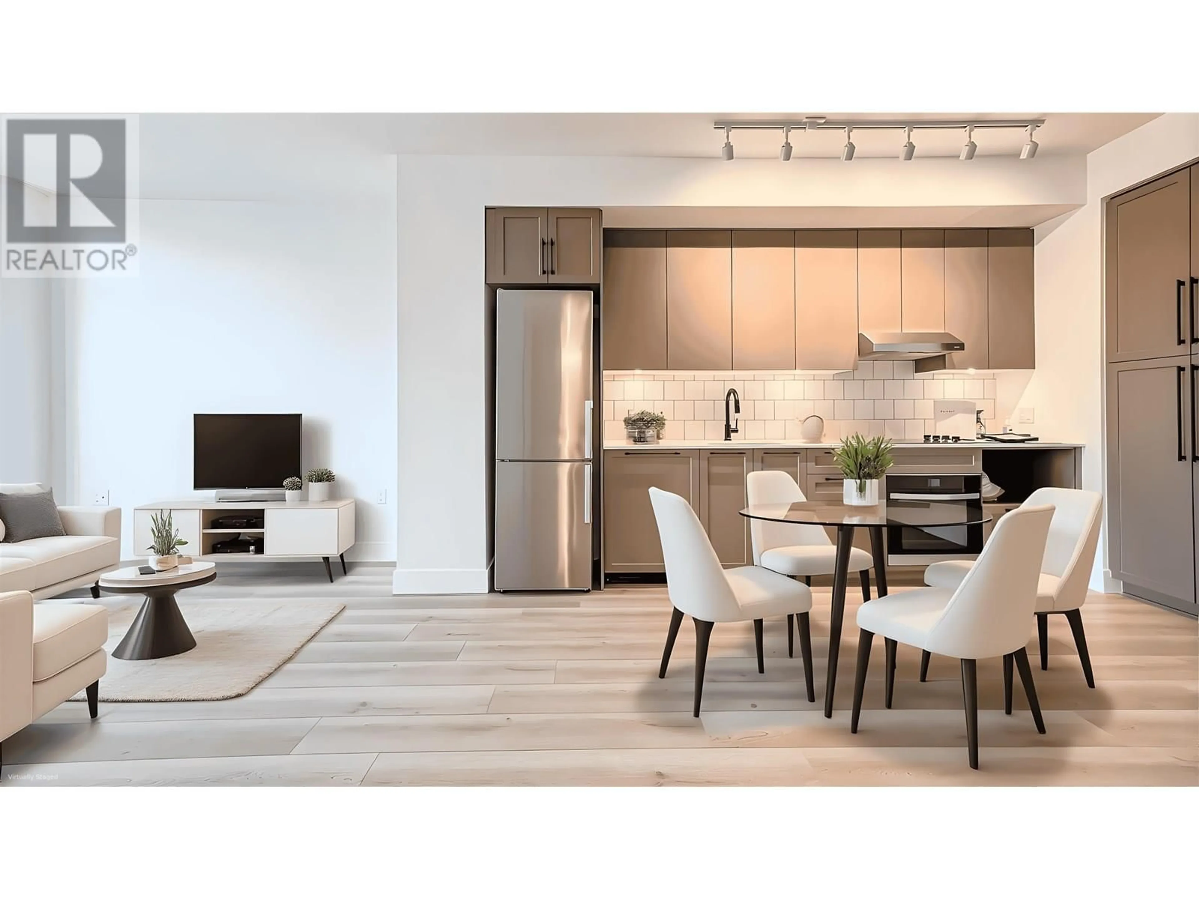 Open concept kitchen, unknown for 705 - 8750 UNIVERSITY CRESCENT, Burnaby British Columbia V5A0G9