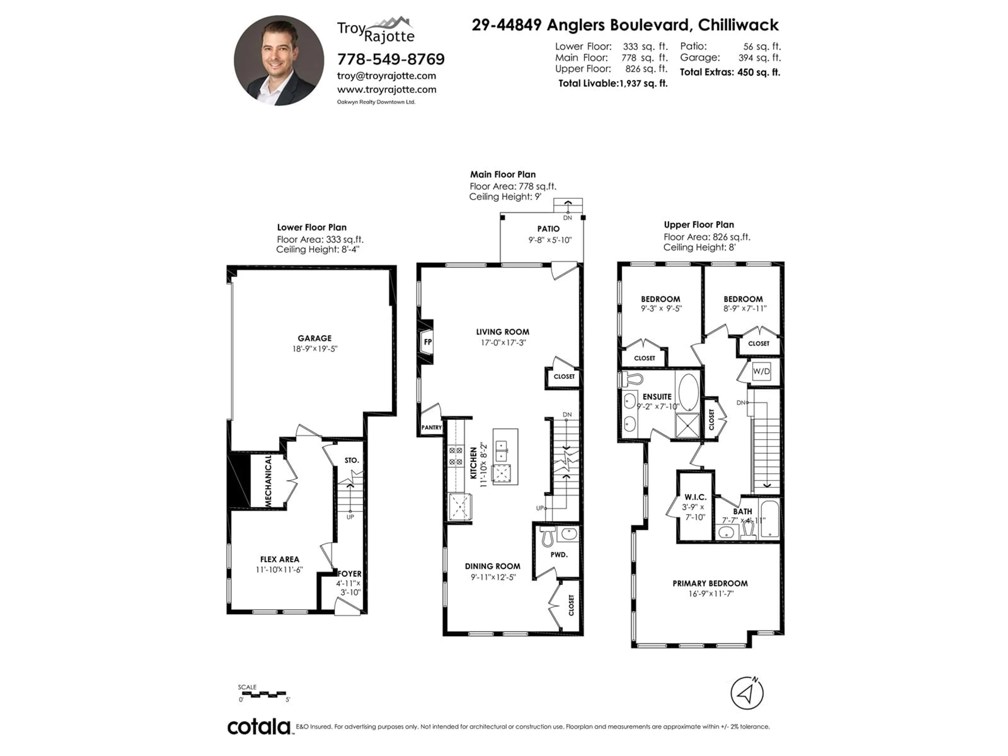 Floor plan for 29 - 44849 ANGLERS BOULEVARD, Chilliwack British Columbia V2R0Y4