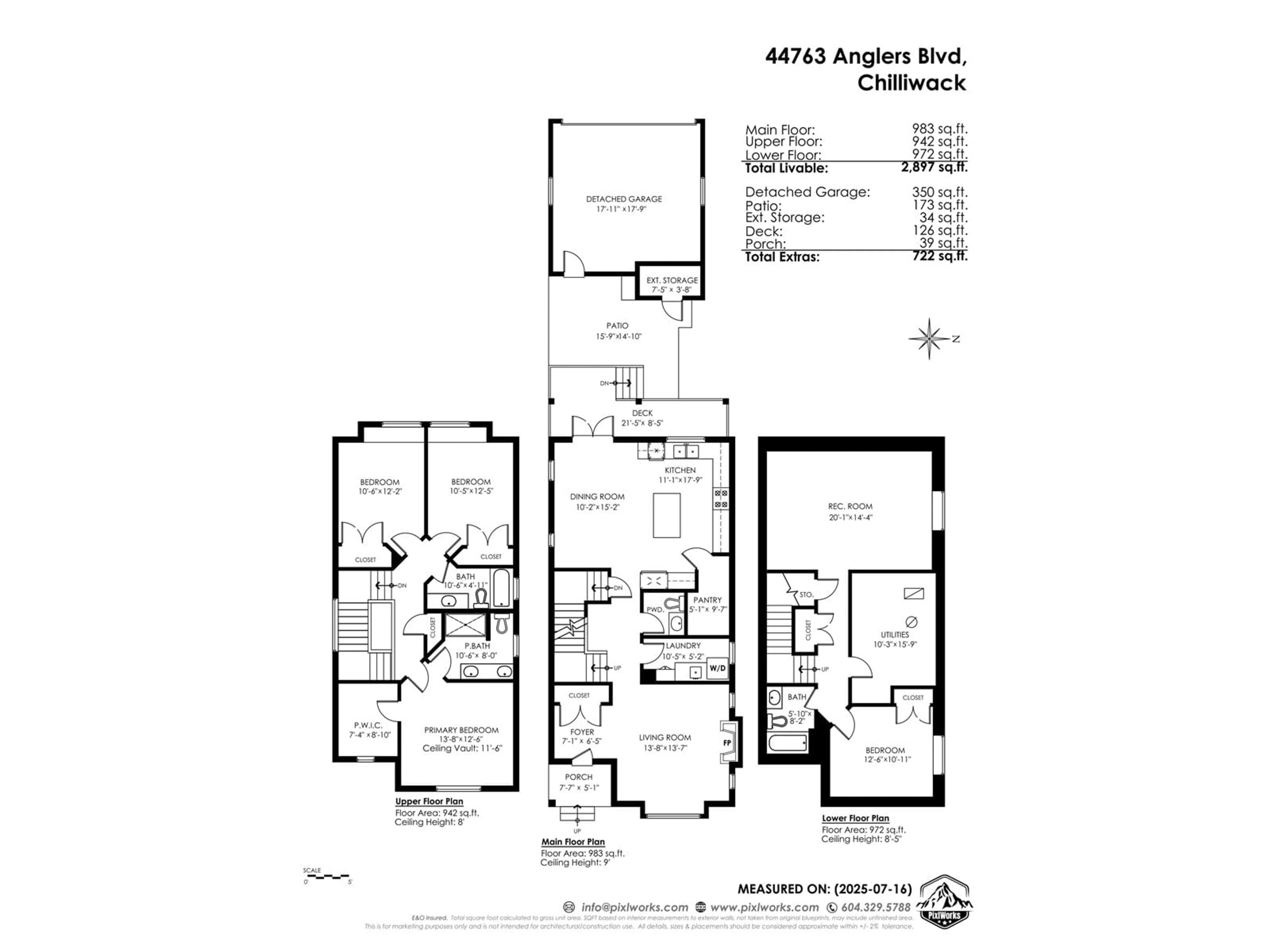 Floor plan for 44763 ANGLERS BOULEVARD, Chilliwack British Columbia V2R0X7