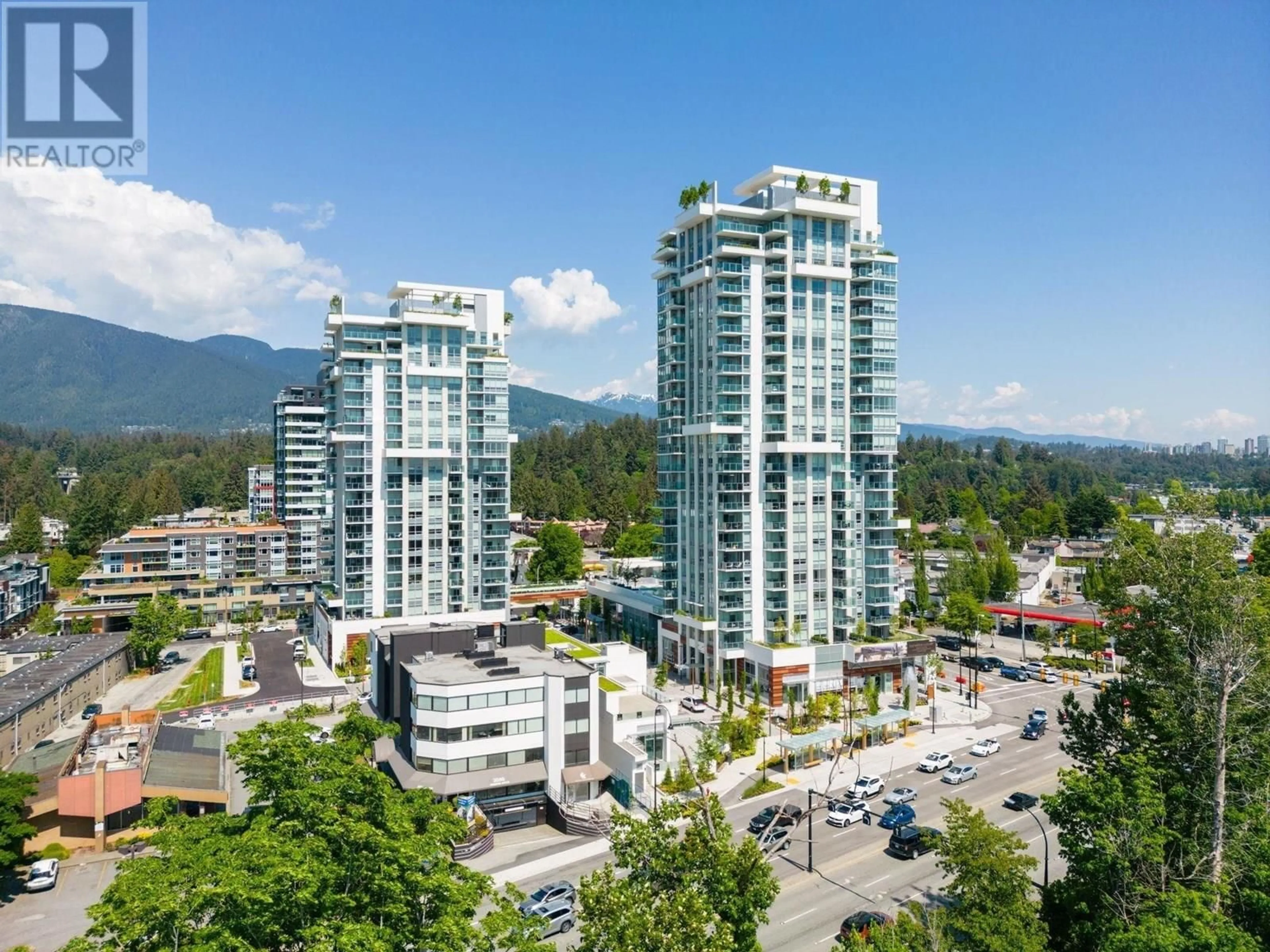 A pic from outside/outdoor area/front of a property/back of a property/a pic from drone, city buildings view from balcony for 802 - 1632 LIONS GATE LANE, North Vancouver British Columbia V7P0E2