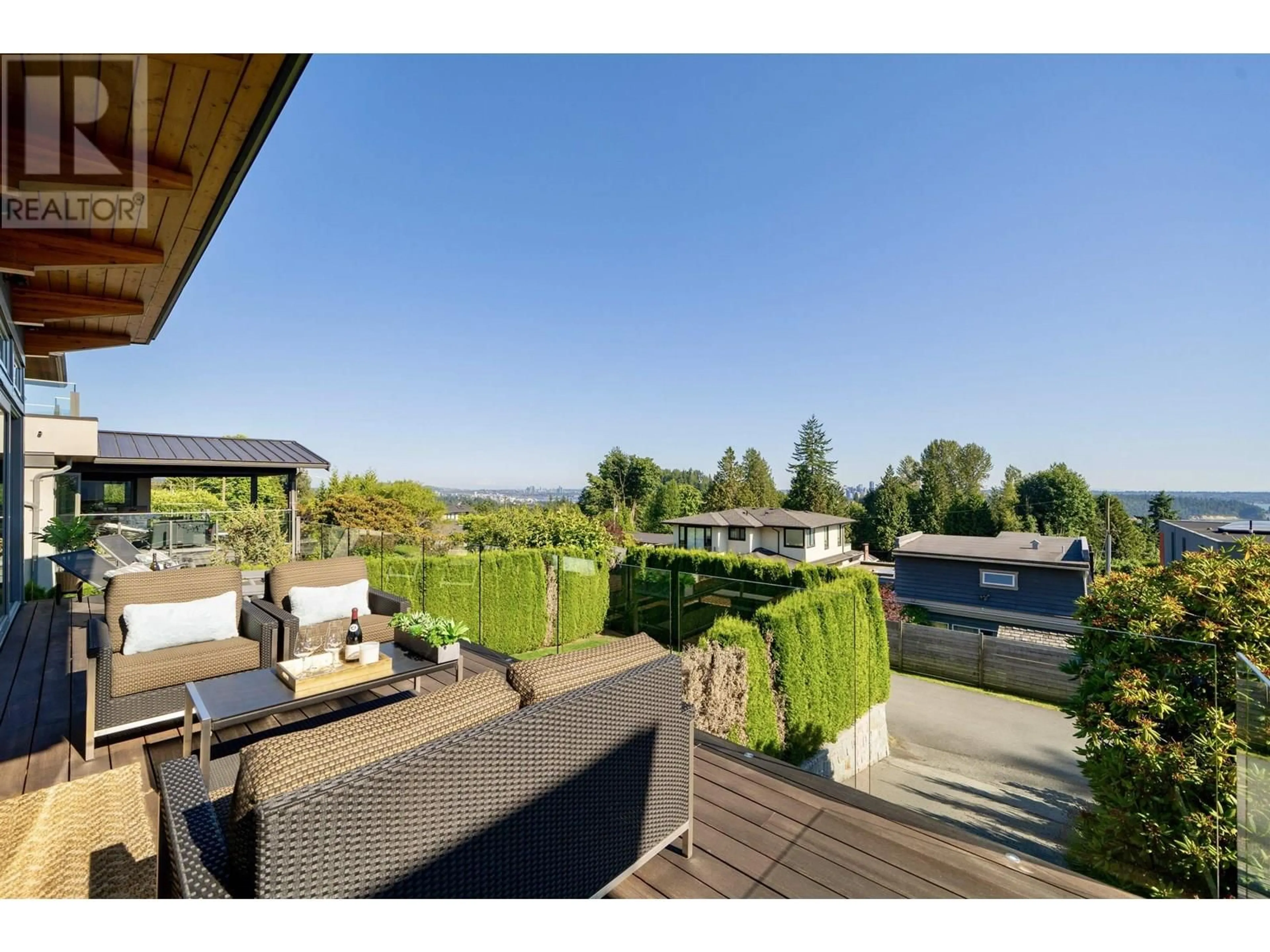 Patio, water/lake/river/ocean view for 1138 PALMERSTON AVENUE, West Vancouver British Columbia V7S2J6