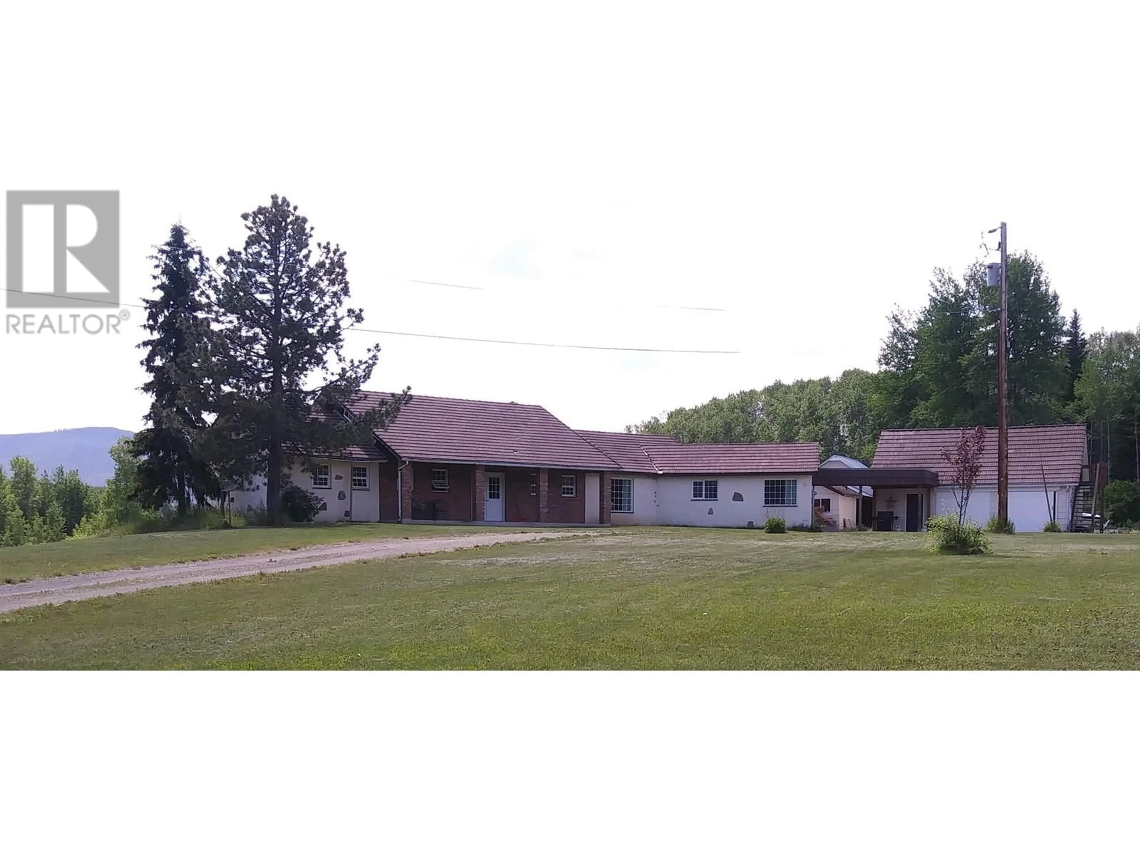 A pic from outside/outdoor area/front of a property/back of a property/a pic from drone, building for 5343 NITHI ROAD, Fraser Lake British Columbia V0J1S0