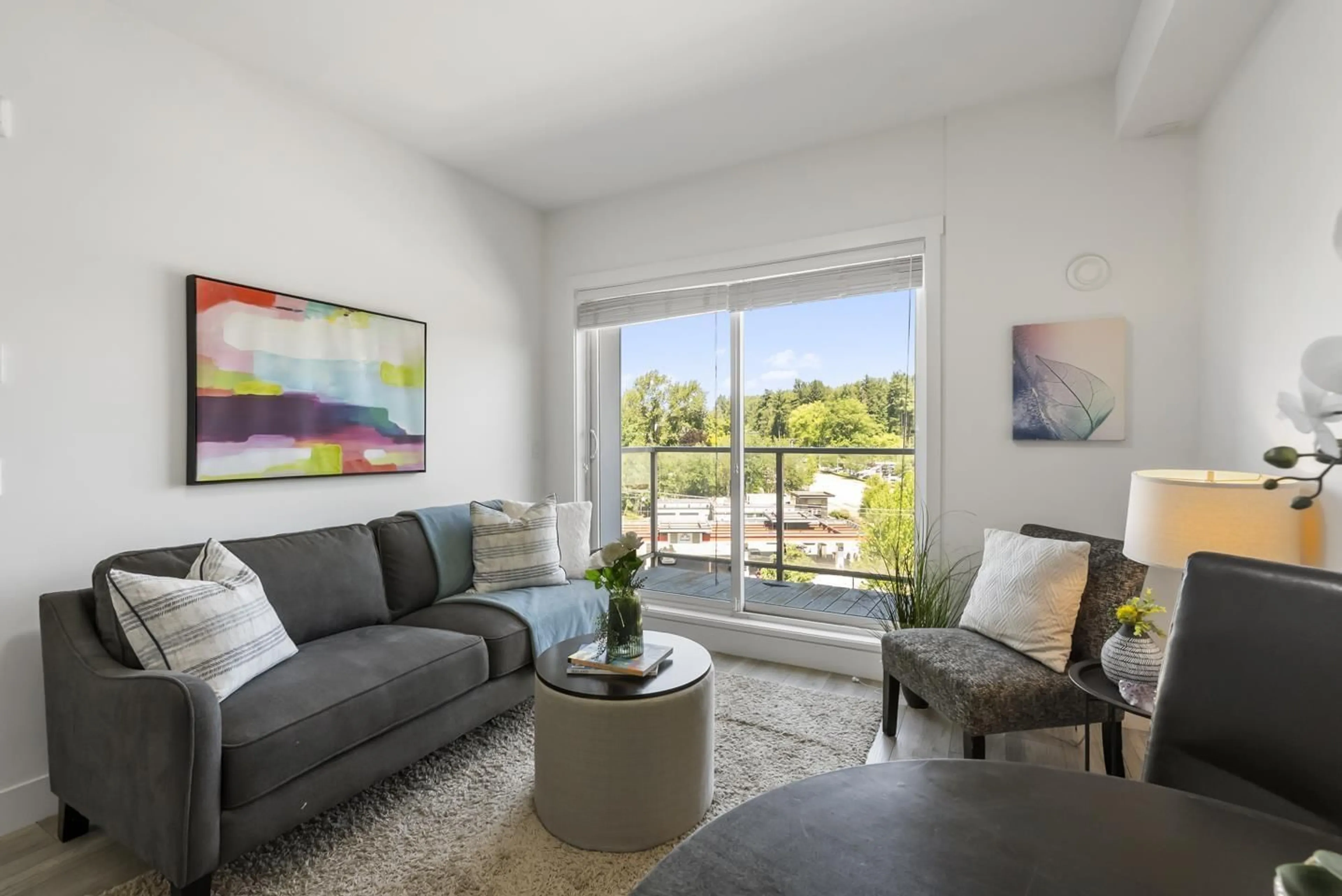 Living room with furniture, unknown for 603 - 13978 FRASER, Surrey British Columbia V3T0P2