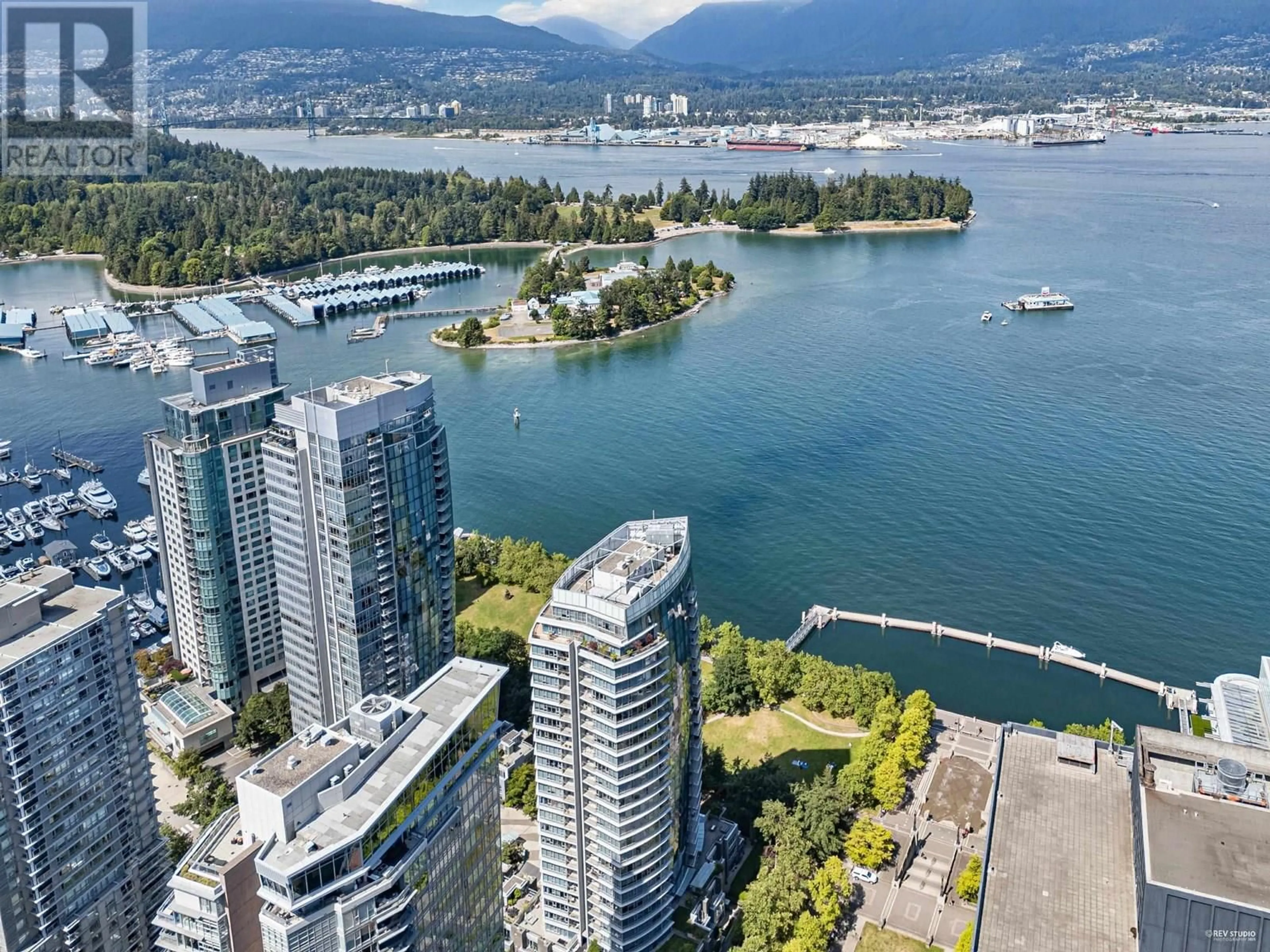 A pic from outside/outdoor area/front of a property/back of a property/a pic from drone, water/lake/river/ocean view for 401 - 1233 CORDOVA STREET, Vancouver British Columbia V6C3R1
