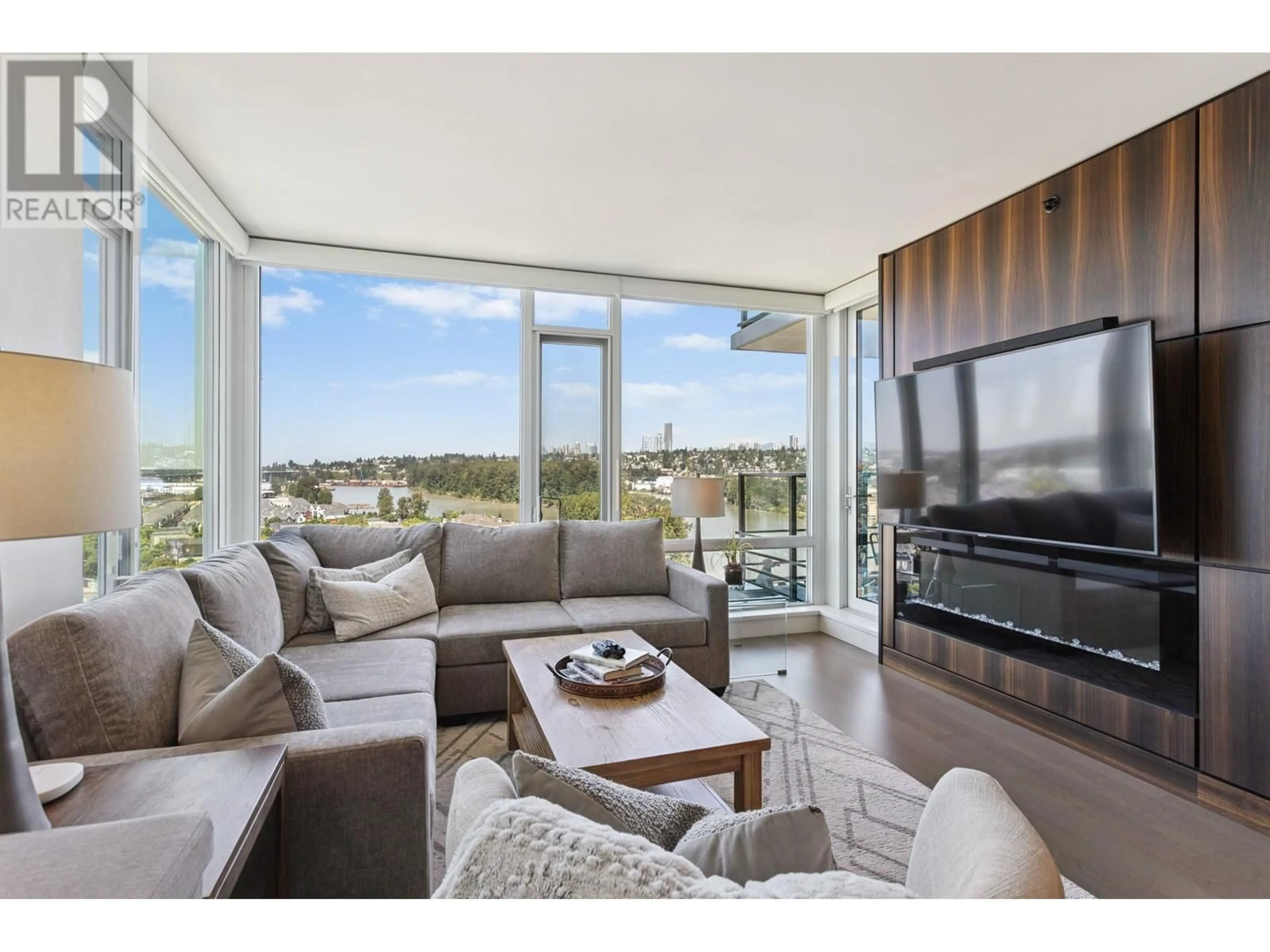 Living room with furniture, unknown for 1401 - 210 SALTER STREET, New Westminster British Columbia V3M0J9
