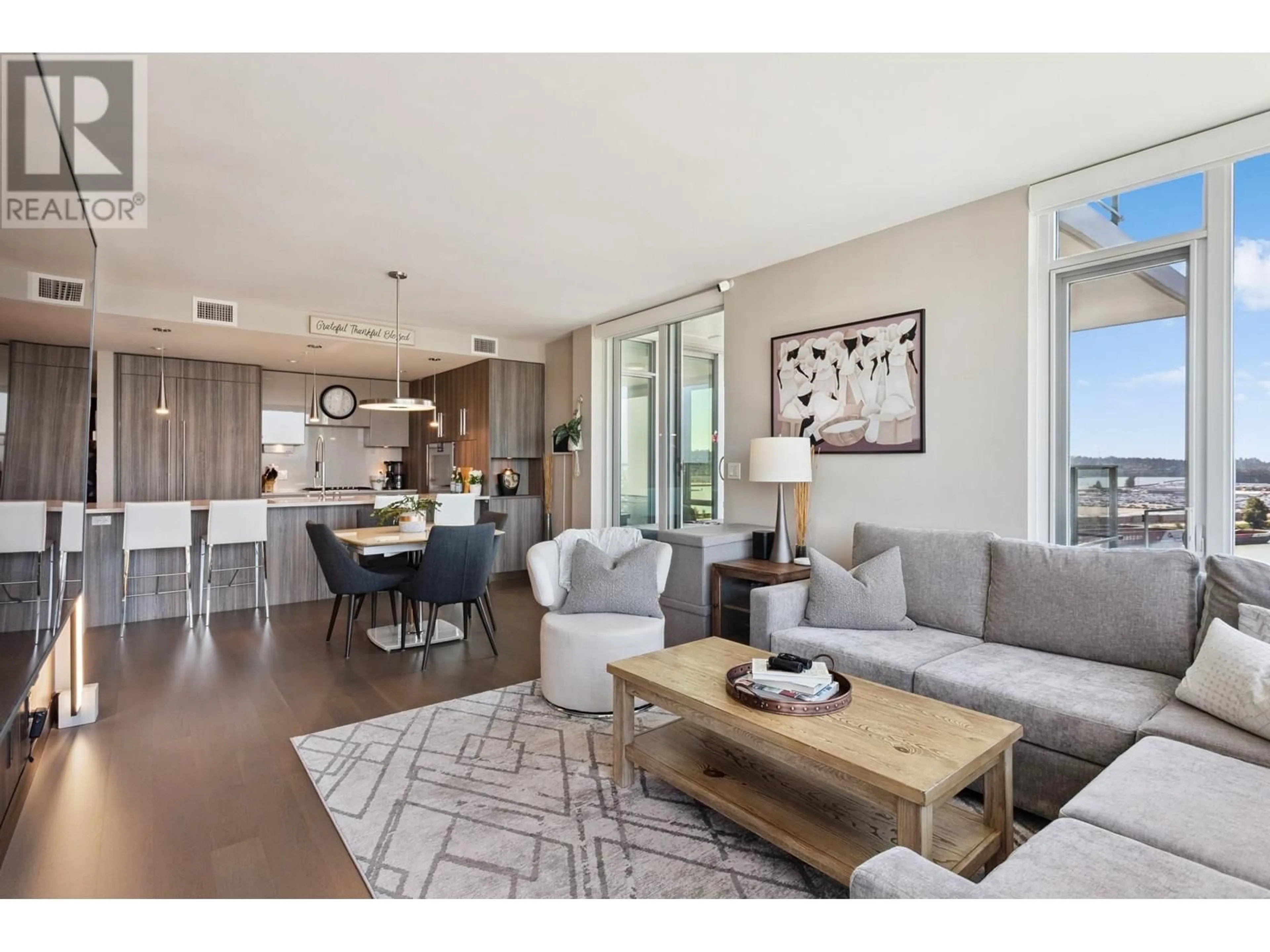 Living room with furniture, unknown for 1401 - 210 SALTER STREET, New Westminster British Columbia V3M0J9