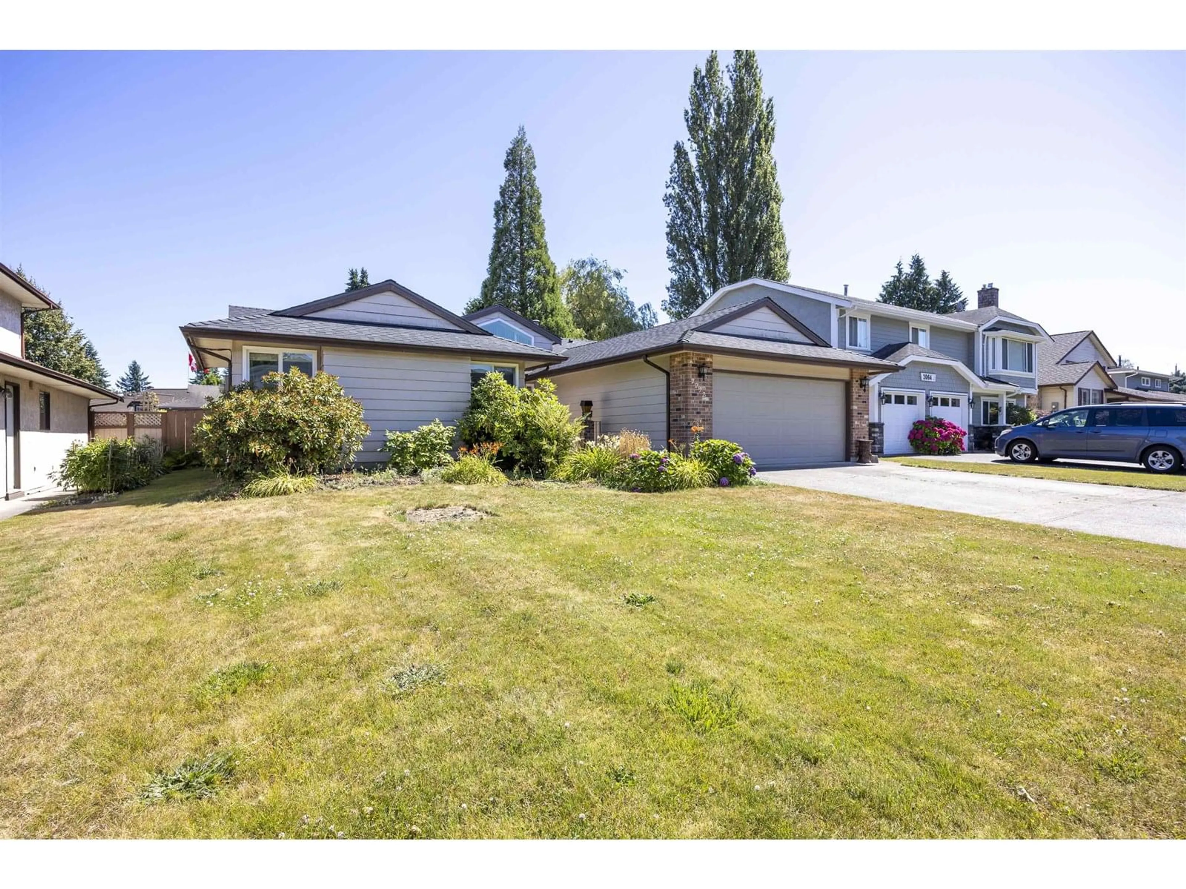 A pic from outside/outdoor area/front of a property/back of a property/a pic from drone, street for 2072 156A, Surrey British Columbia V4A6S3