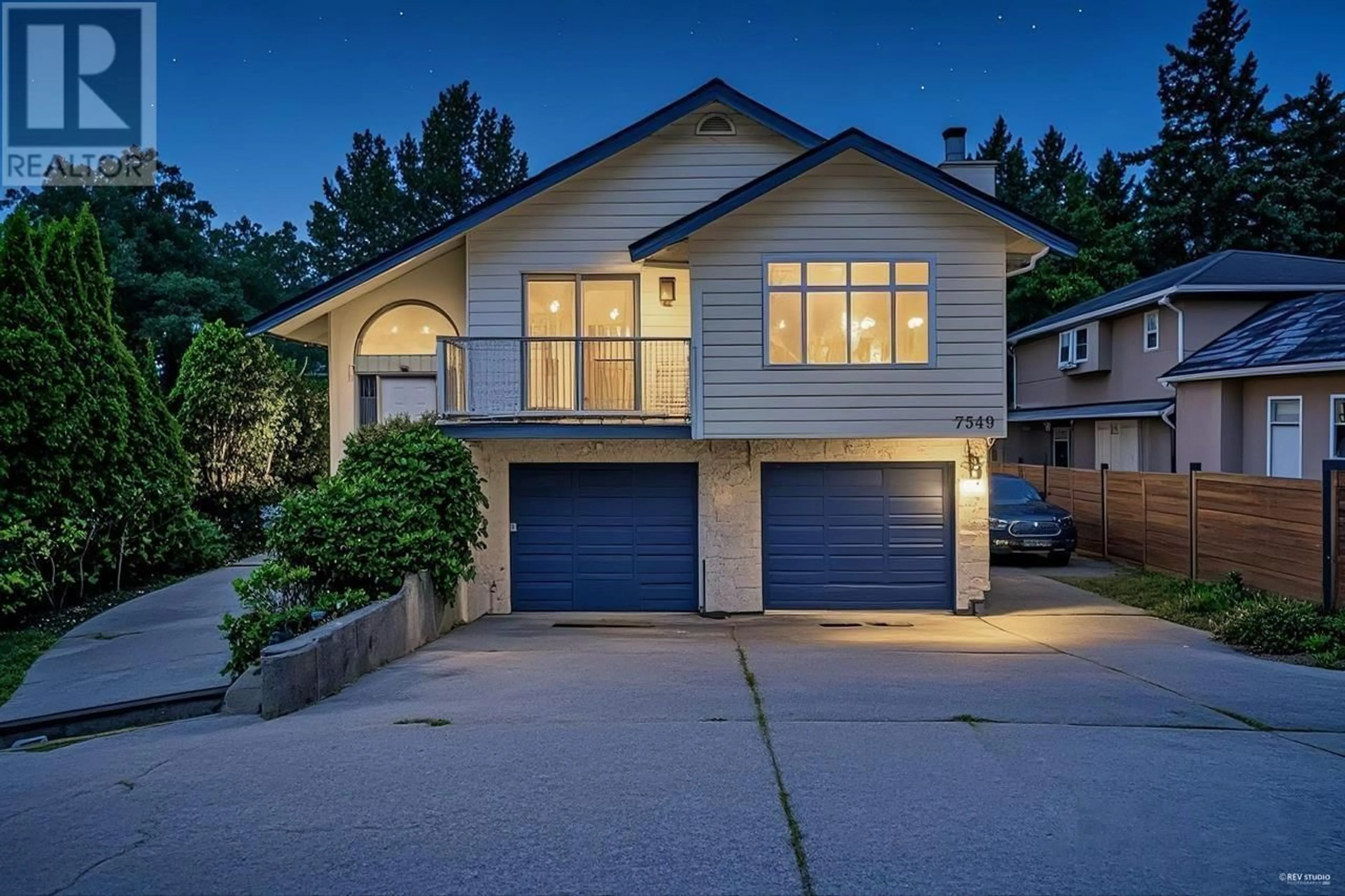Home with vinyl exterior material, street for 7549 10TH AVENUE, Burnaby British Columbia V3N2S1