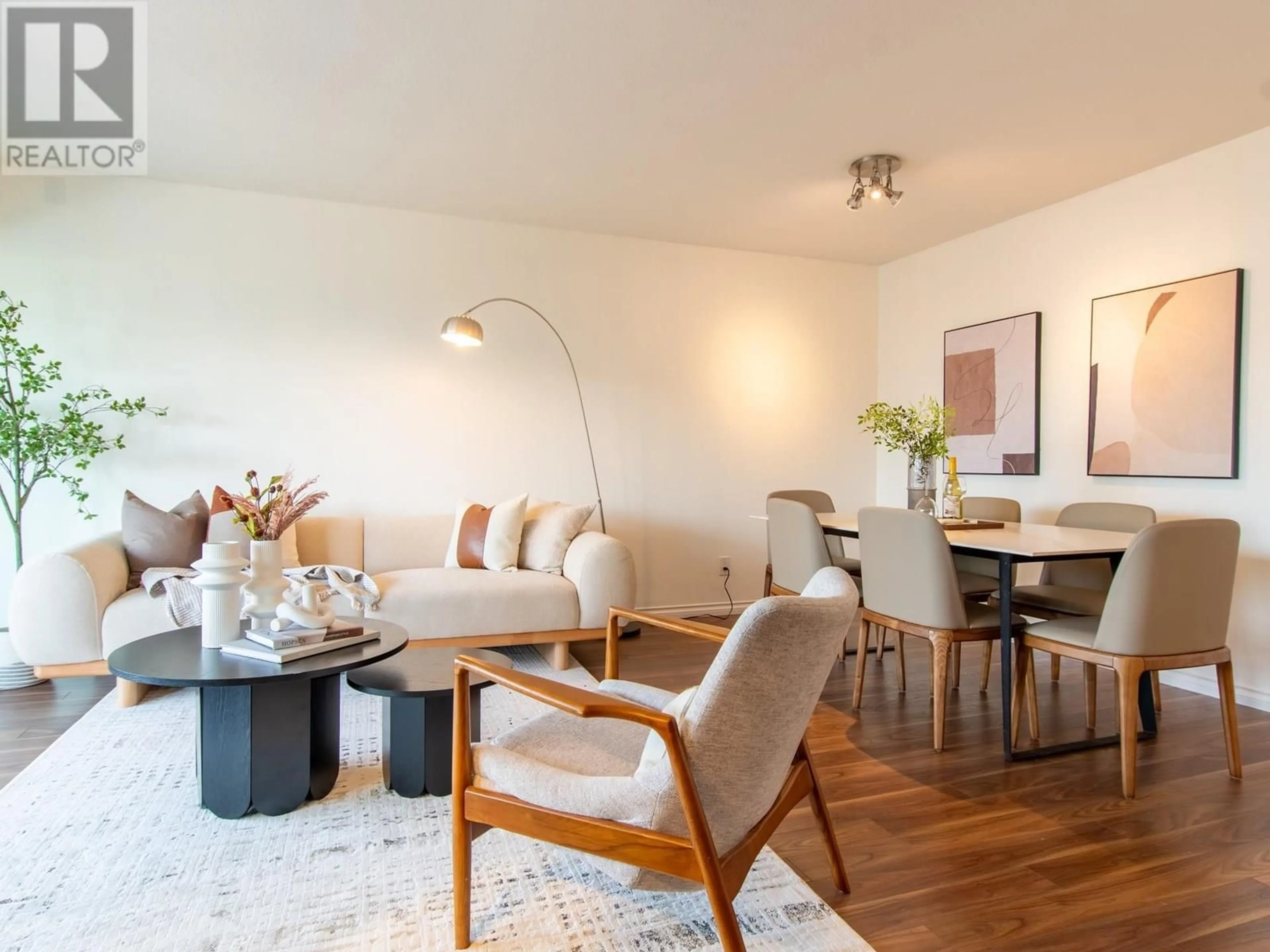 Living room with furniture, wood/laminate floor for 1296 8TH AVENUE, Vancouver British Columbia V6H3Y9