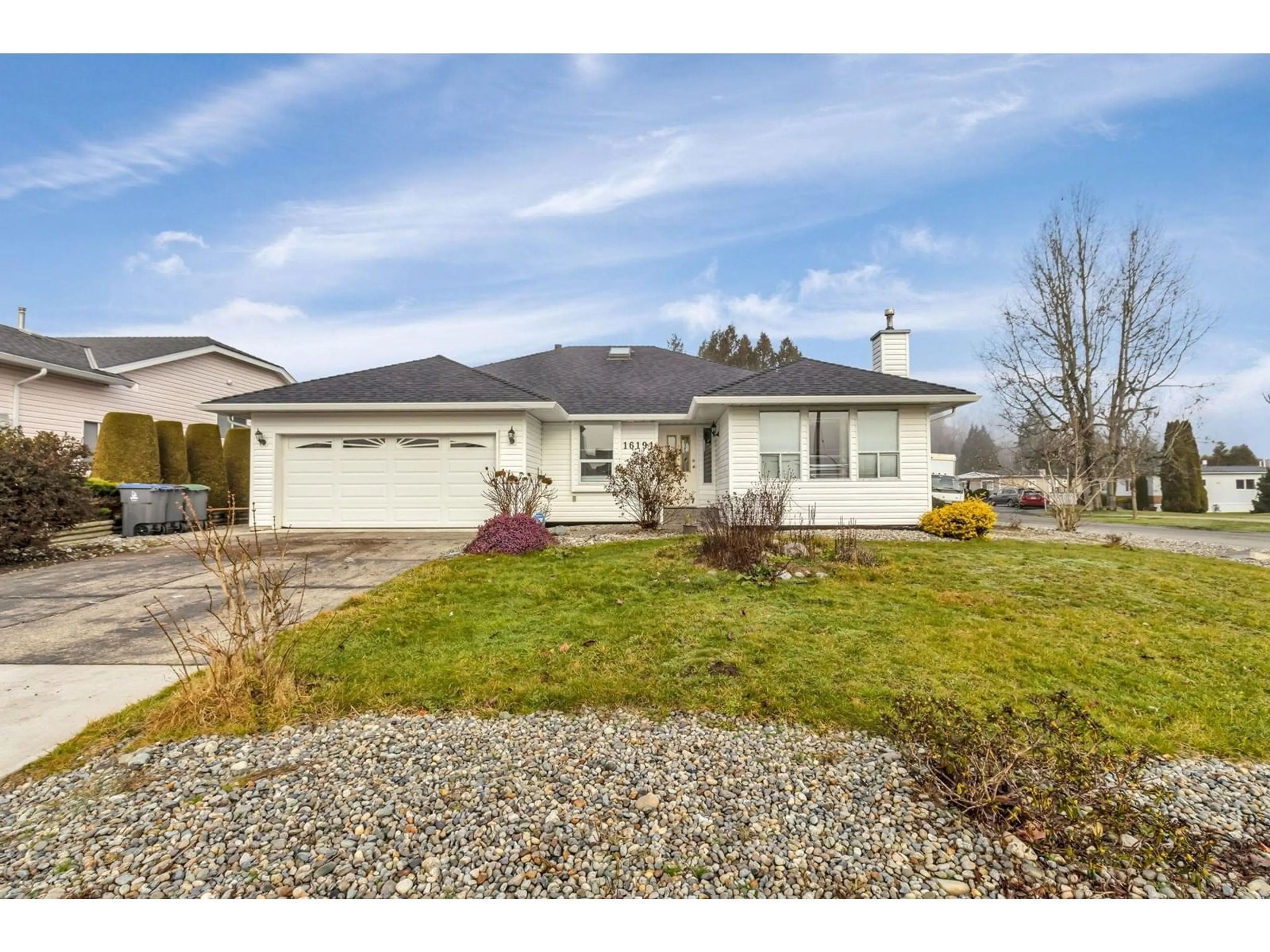 Home with vinyl exterior material, street for 16191 16A, Surrey British Columbia V4A9J9