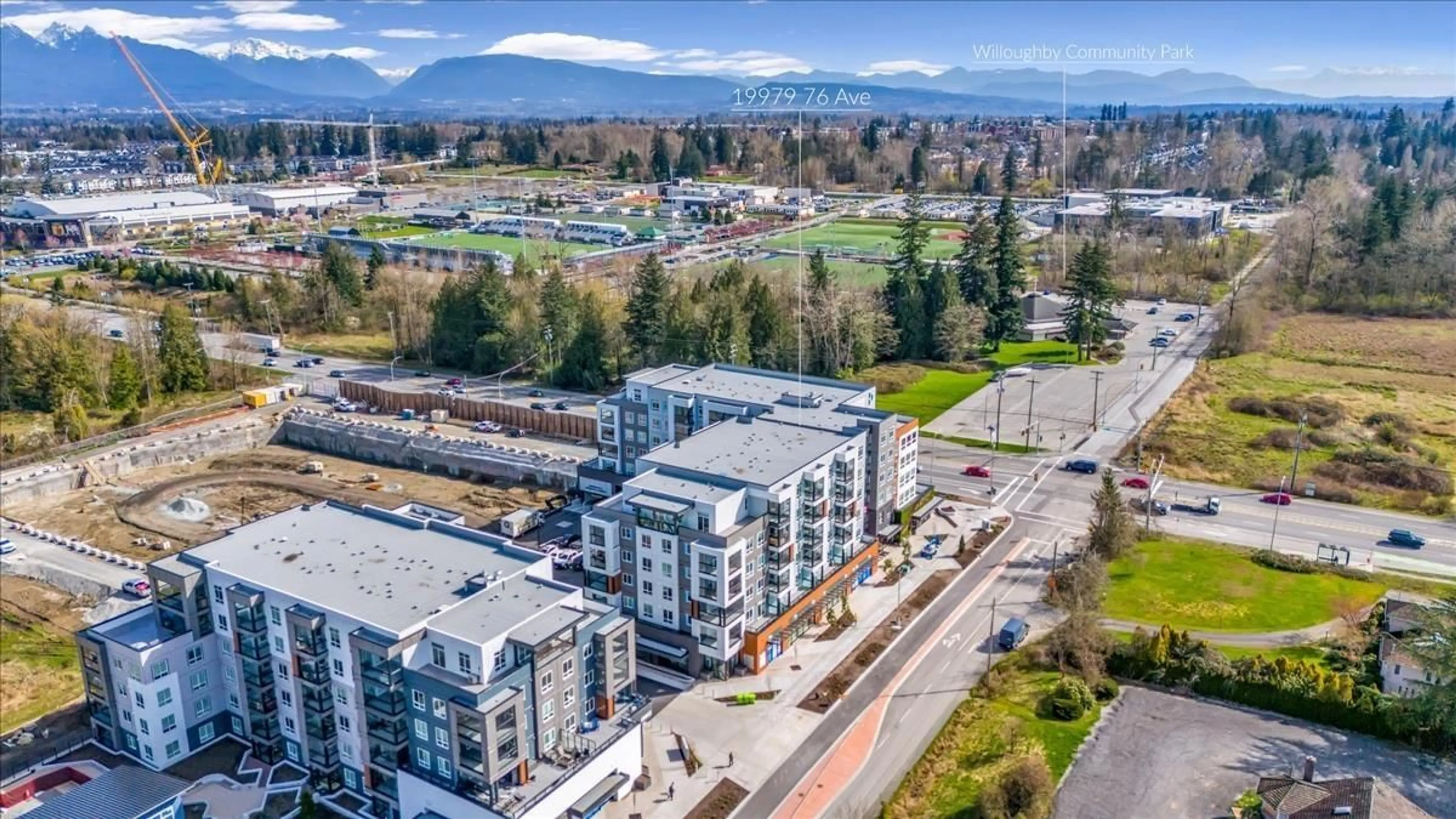 A pic from outside/outdoor area/front of a property/back of a property/a pic from drone, unknown for 420 - 19979 76, Langley British Columbia V2Y3Y2