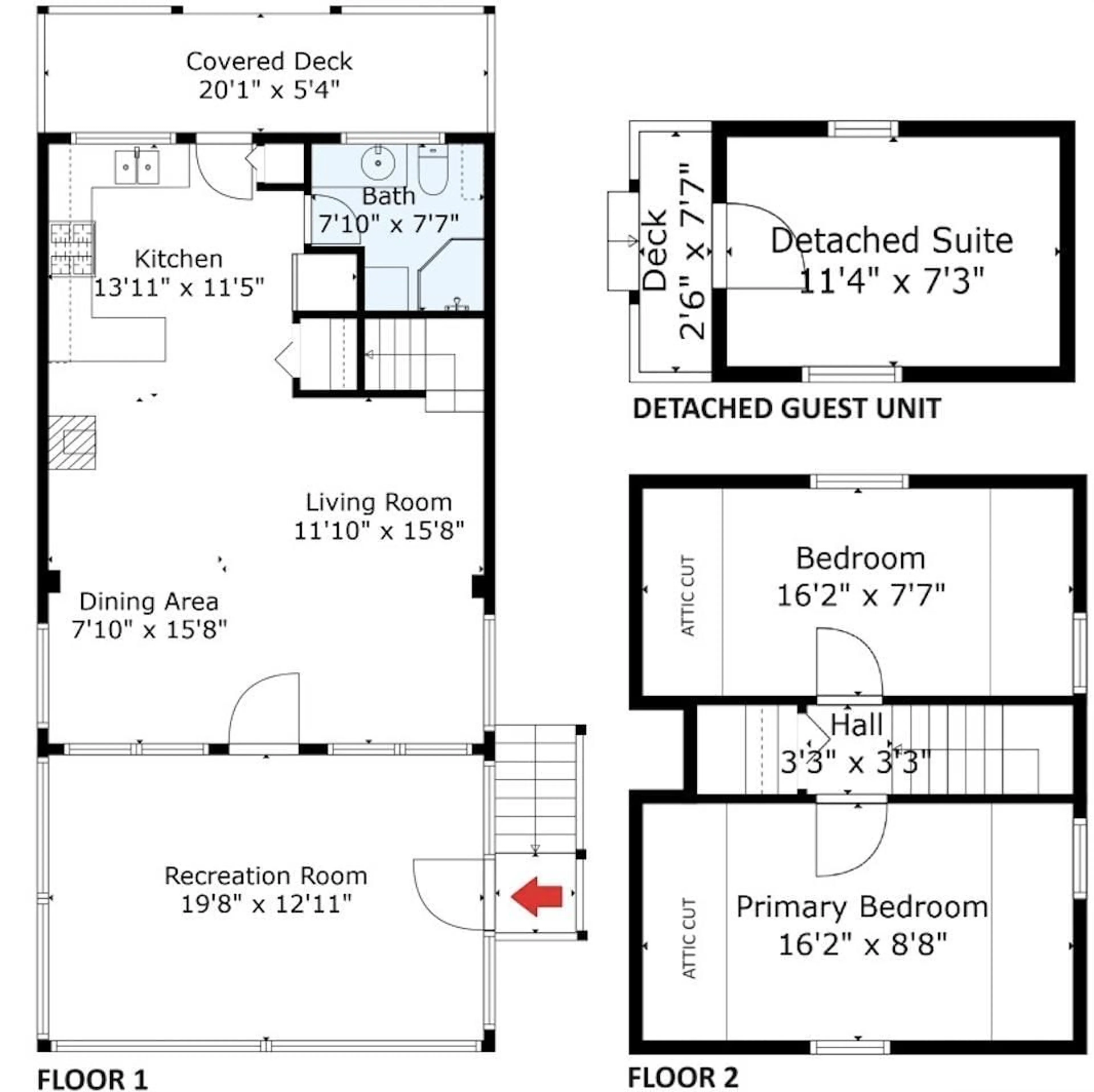 Floor plan for BLK C - DL 2604 LONG ISLAND, Harrison Hot Springs British Columbia V0M1K0